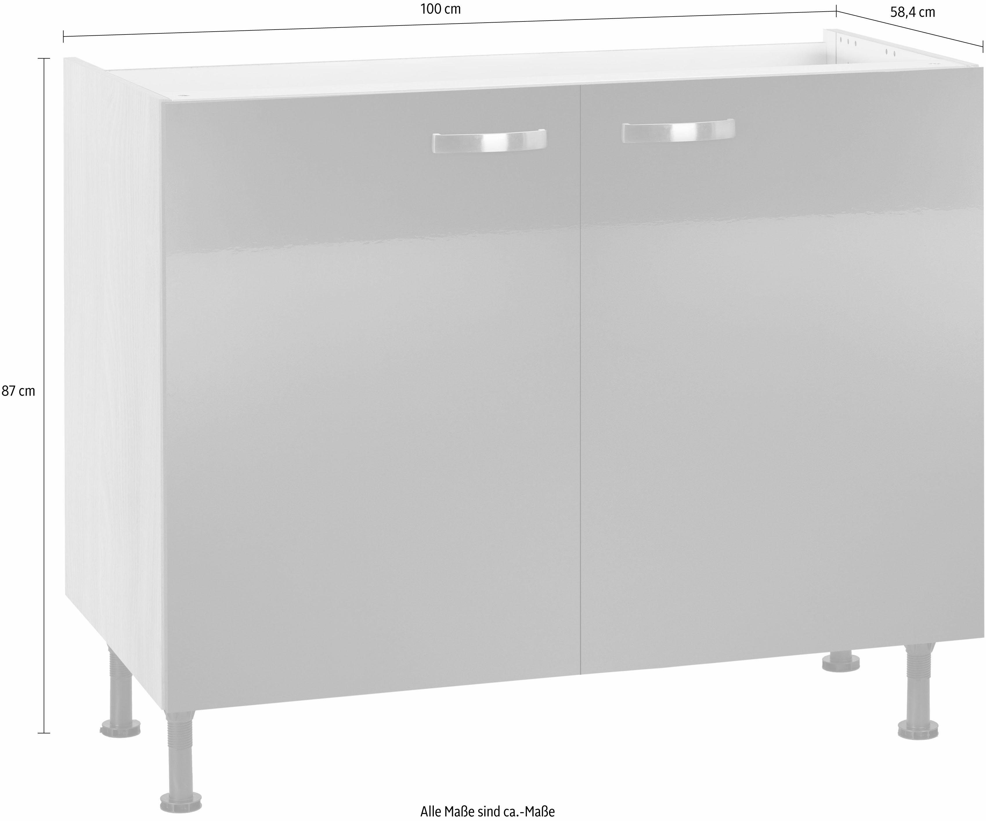 OPTIFIT Gootsteenkast Cara Breedte 100 cm