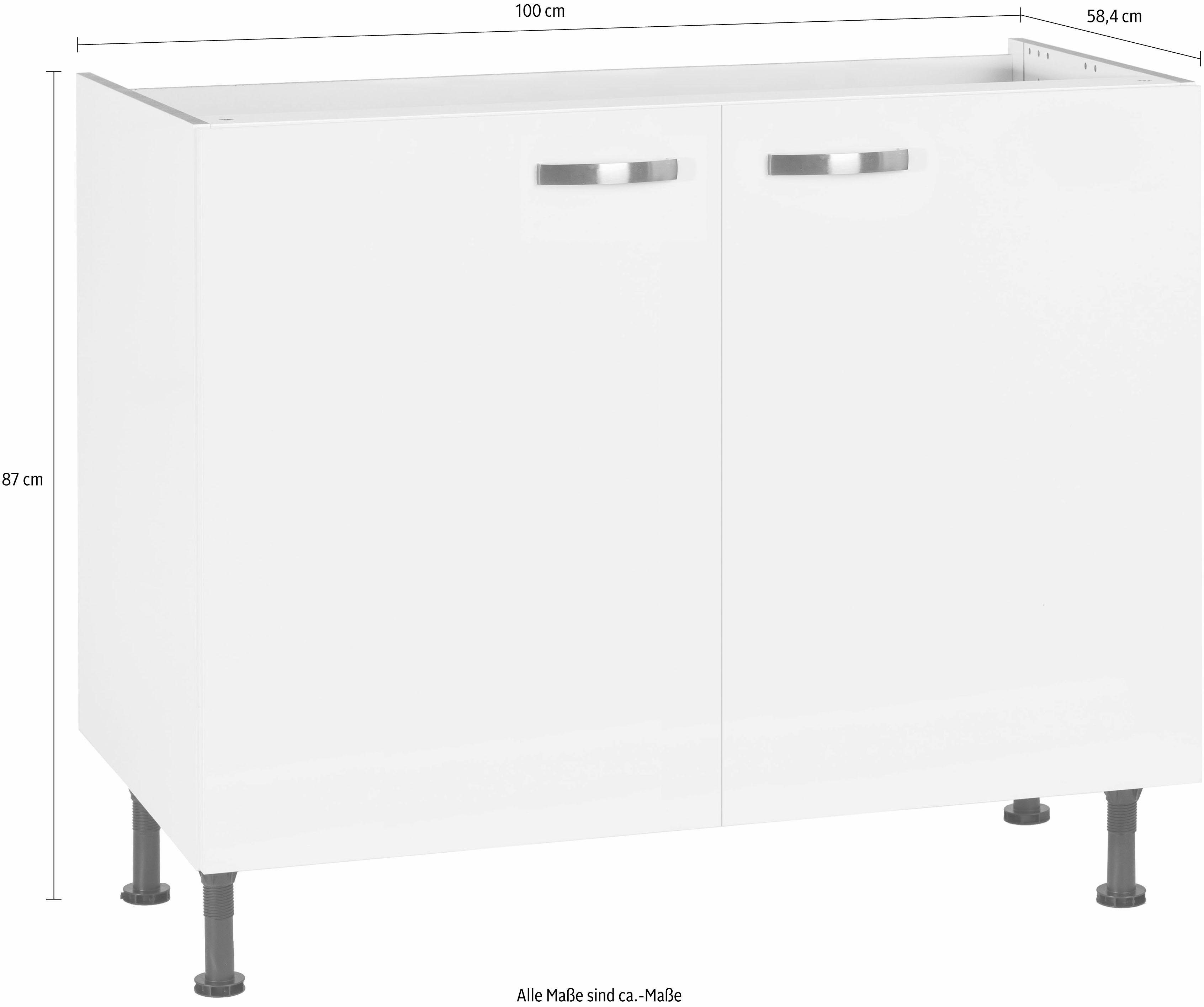 OPTIFIT Gootsteenkast Cara Breedte 100 cm