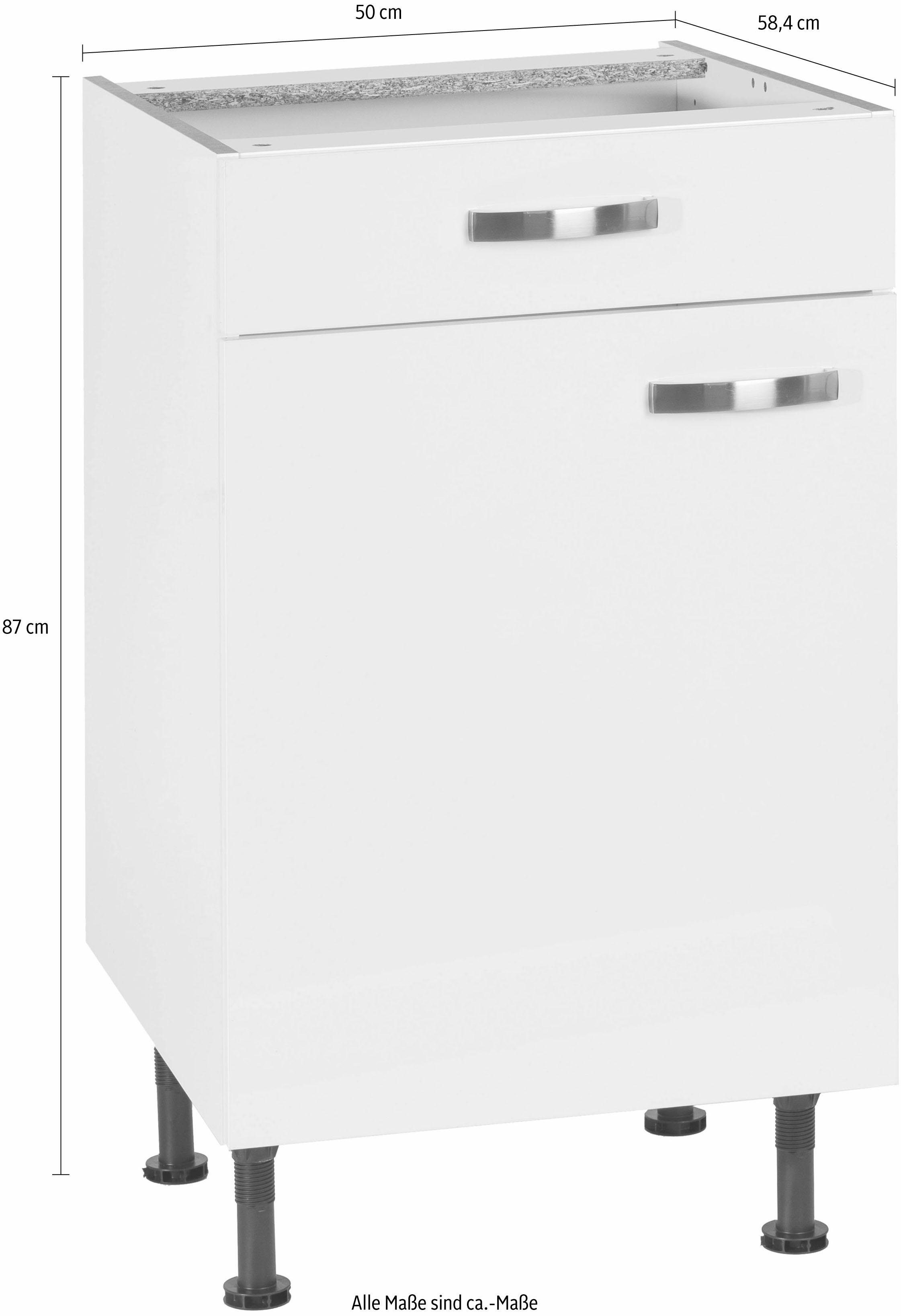 OPTIFIT Onderkast Cara Breedte 50 cm, volledig uittrekbaar en soft-closefunctie