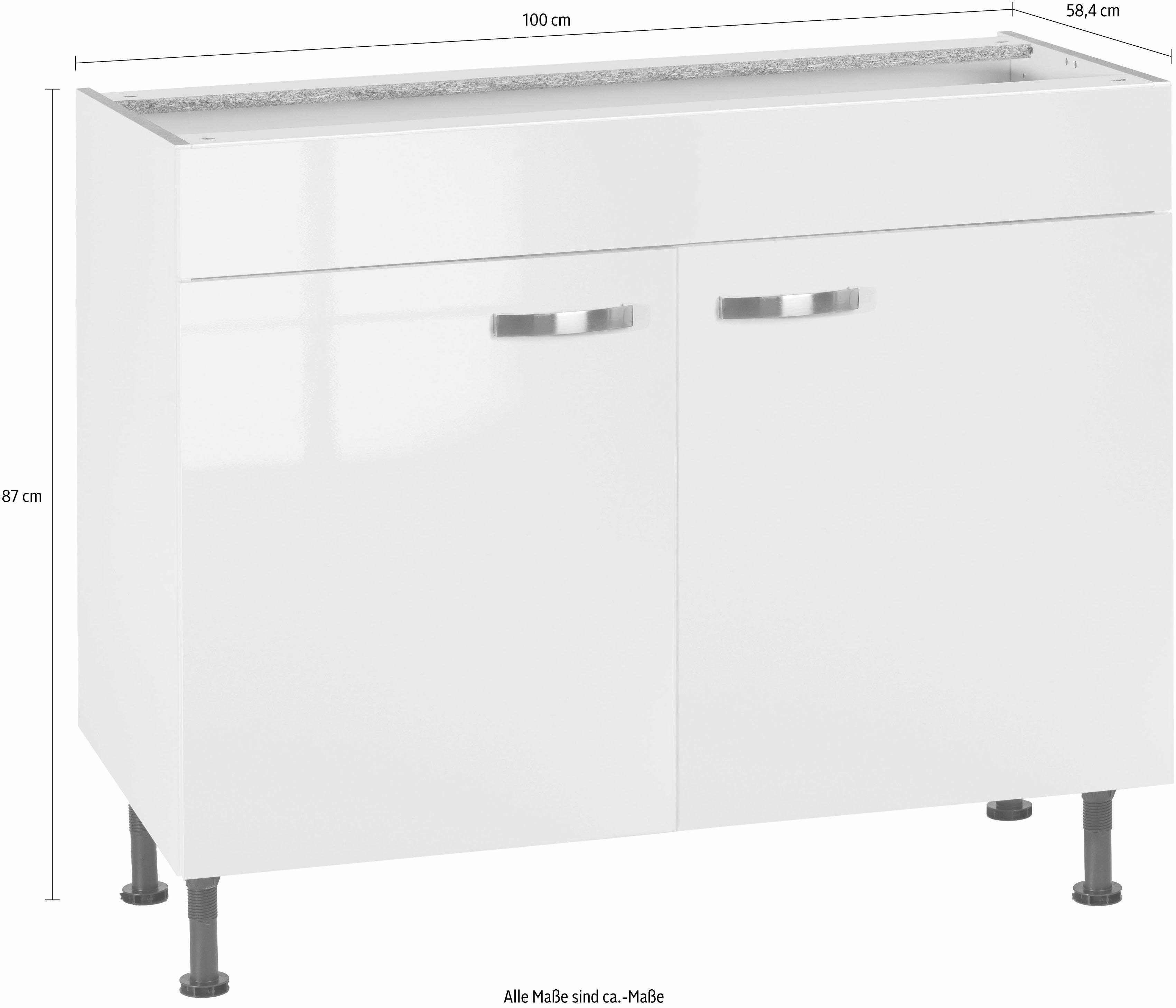 OPTIFIT Gootsteenkast Cara Breedte 100 cm