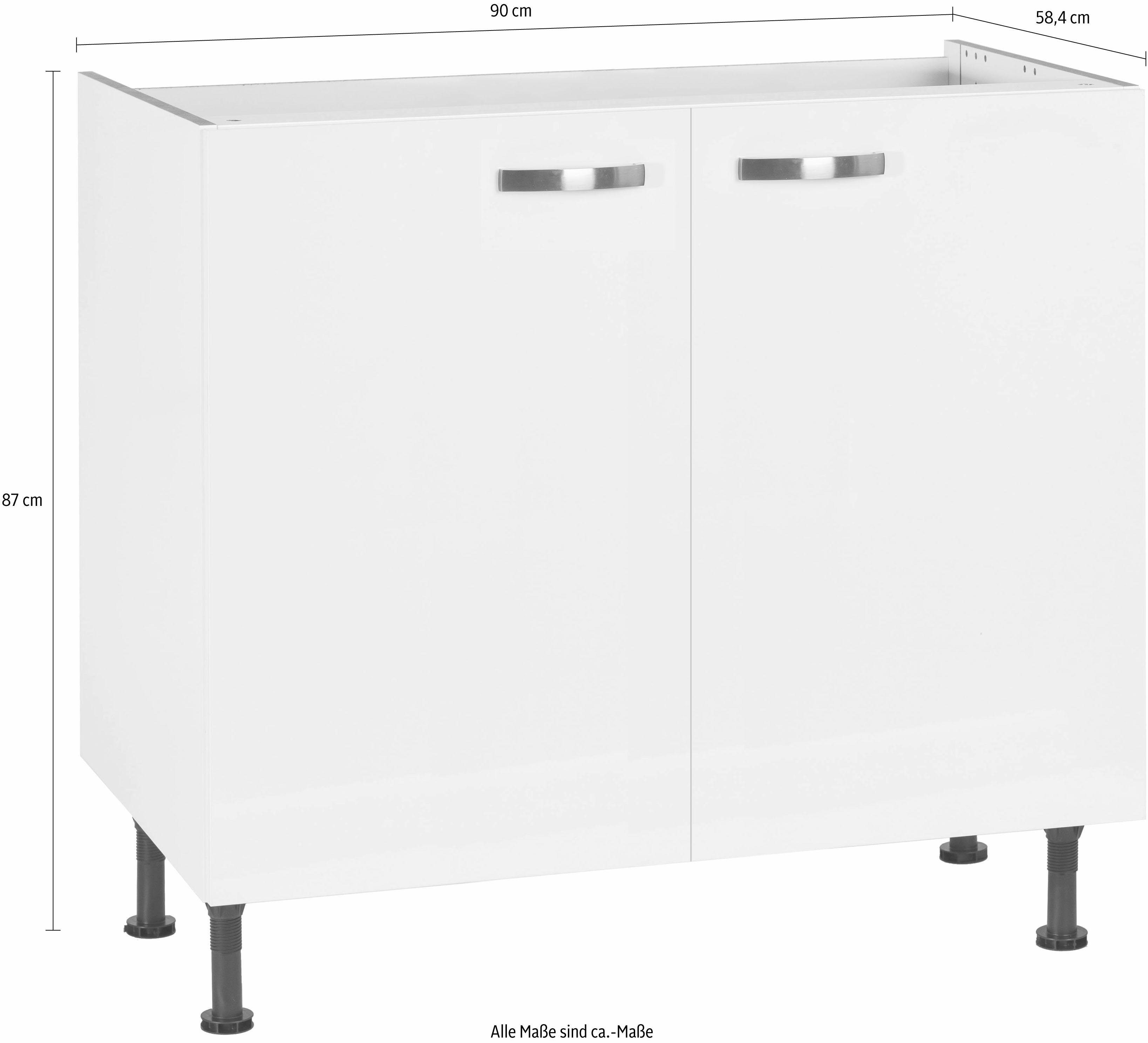 OPTIFIT Gootsteenkast Cara Breedte 90-130 cm