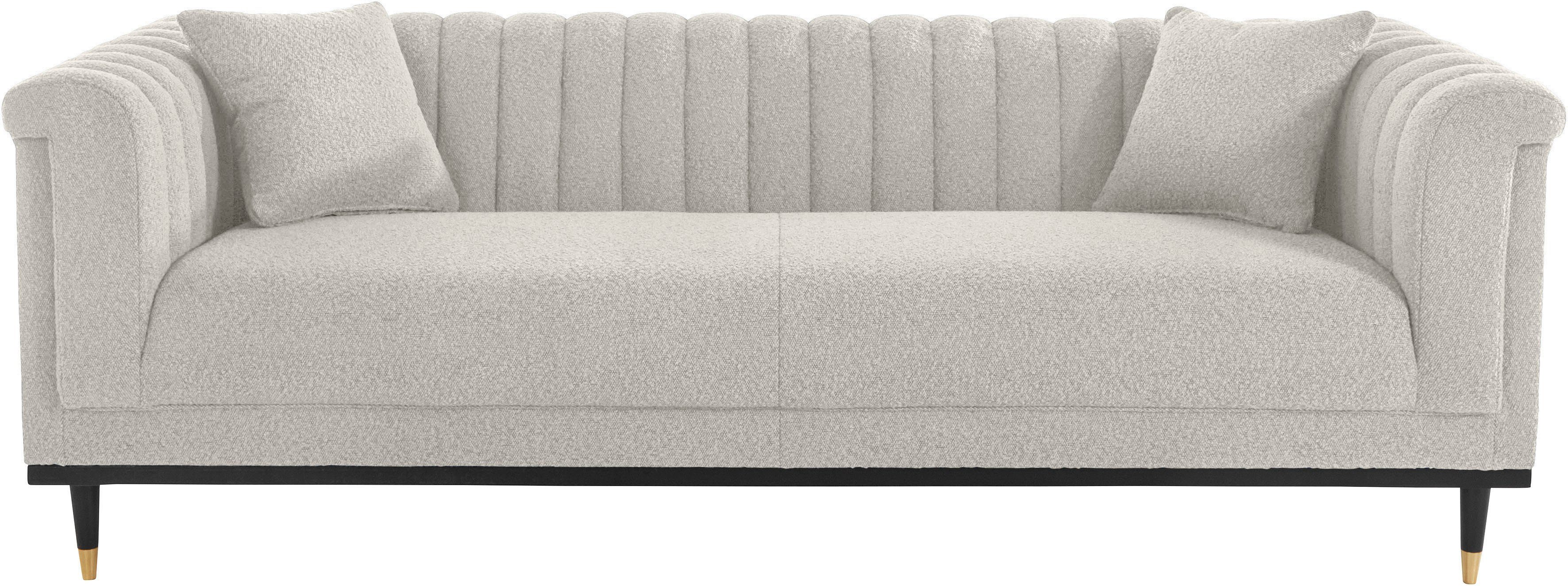 Guido Maria Kretschmer Home&Living 3-zitsbank Chamby New bouclé-structuurbekleding met stiksels bij de leuning