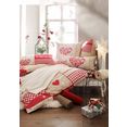 home affaire collection overtrekset janina in patchwork-ontwerp bruin