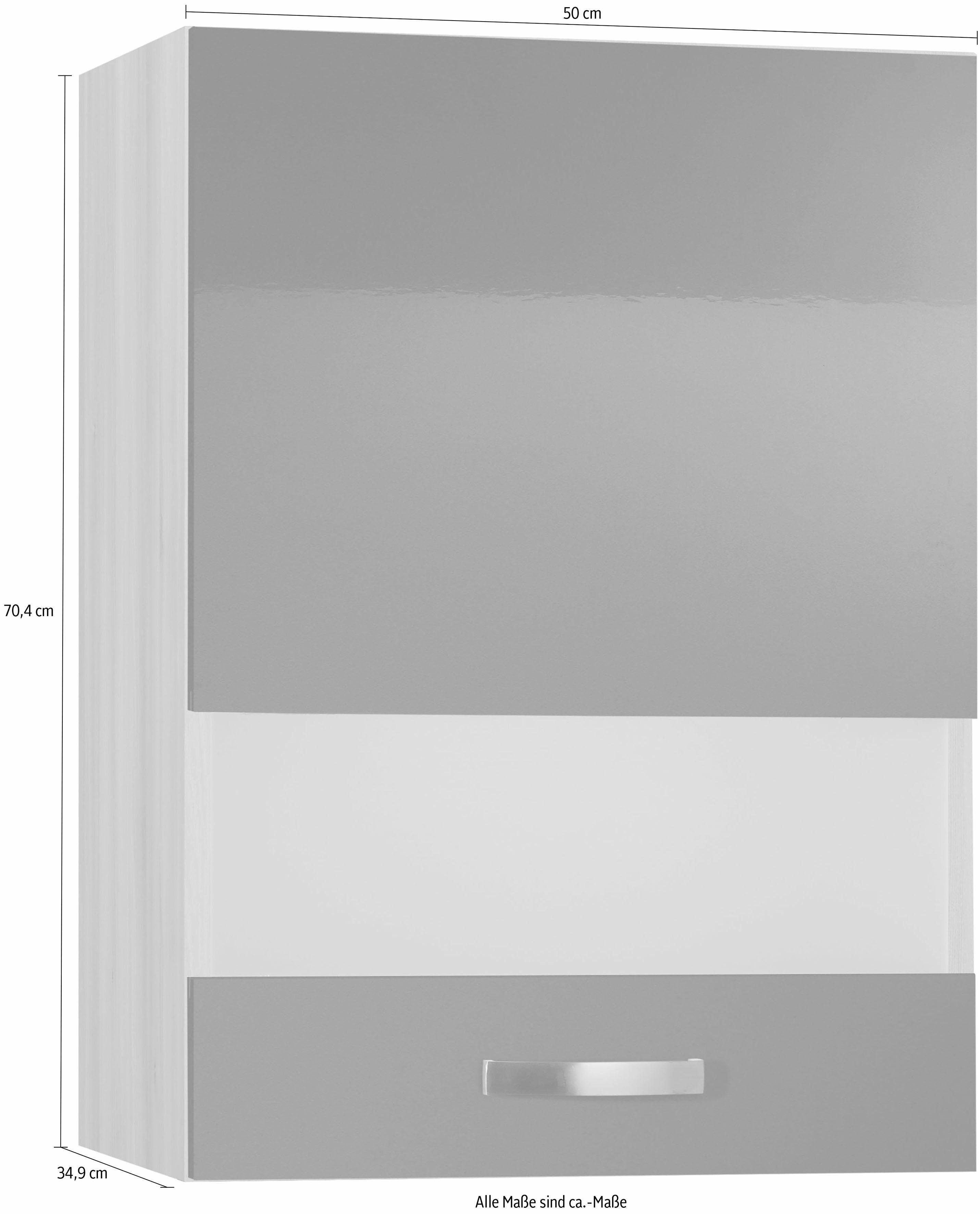 Kochstation Hangend kastje met glasdeur KS-Cara Breedte 50 cm