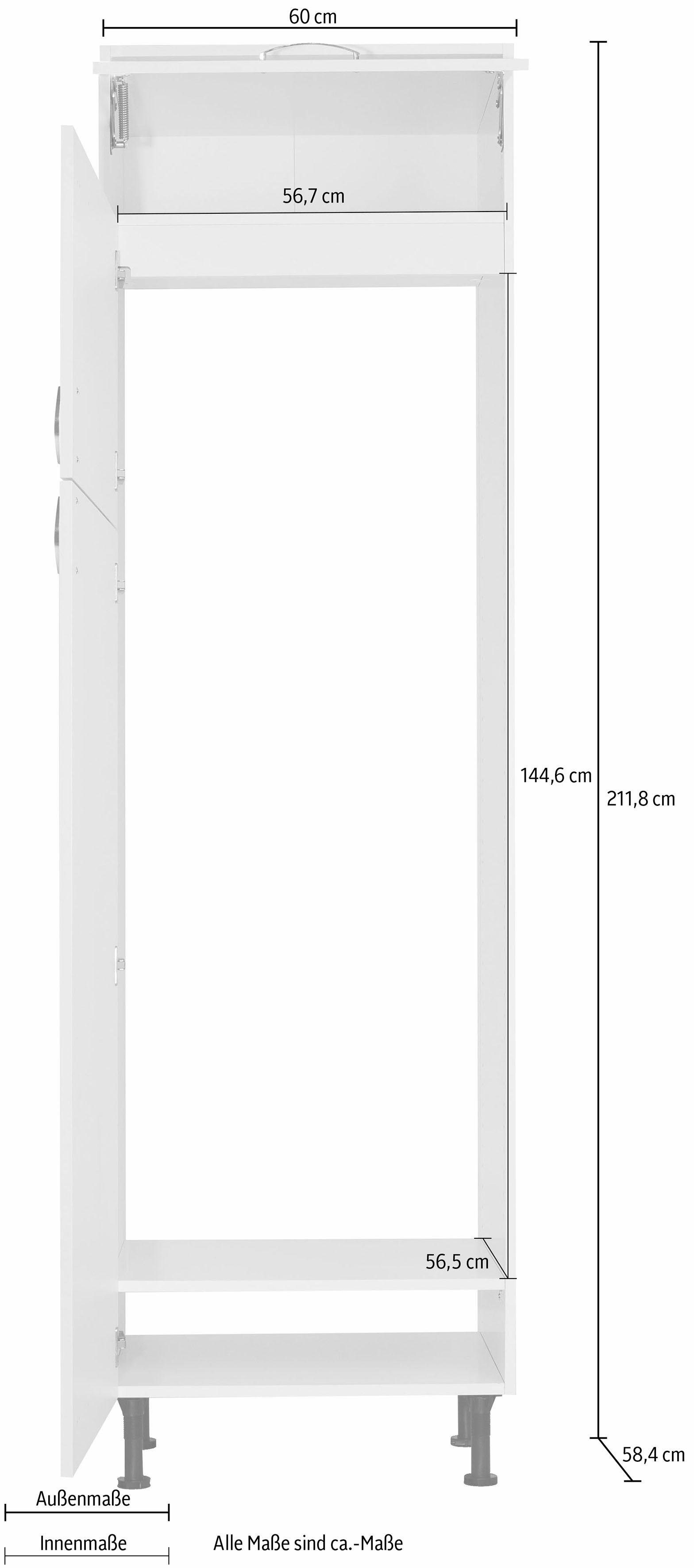 OPTIFIT Koelkastombouw Cara voor koel-vriescombinatie