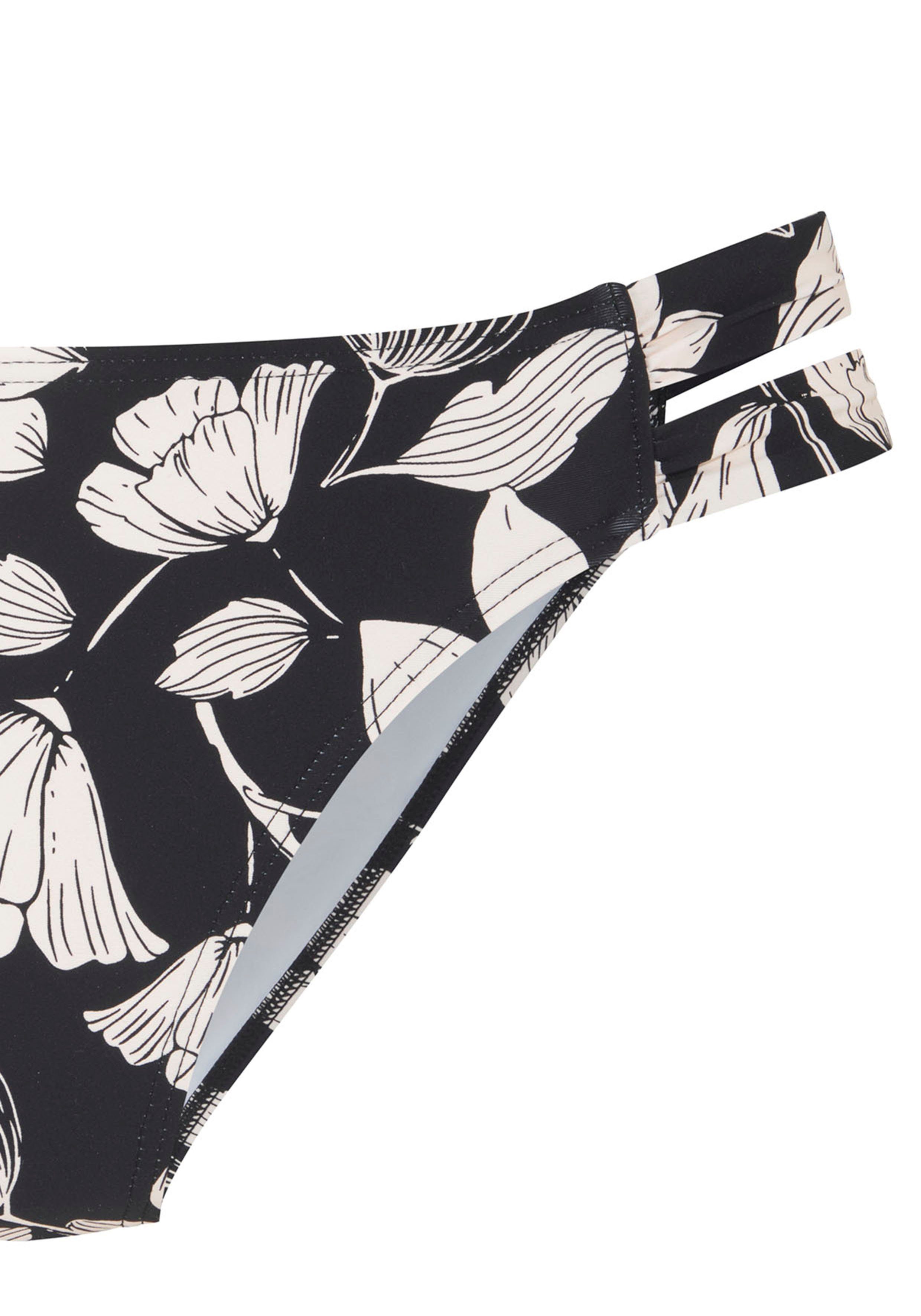s.Oliver RED LABEL Beachwear Bikinibroekje Lady met een bloemmotief