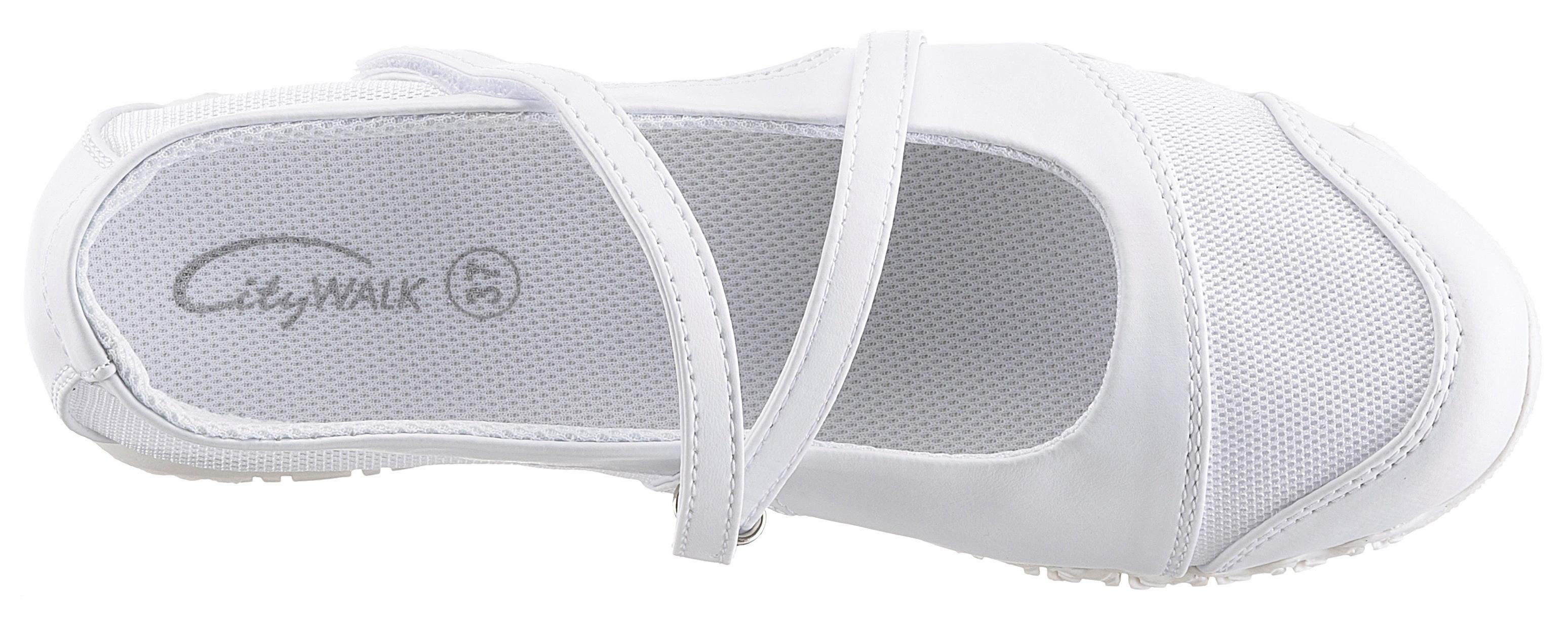 CITY WALK Ballerina's Gespschoen, slipper, slip-on sneaker in sportieve look
