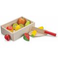 new classic toys speellevensmiddelen bon appetit - snijset vruchten (11-delig) multicolor