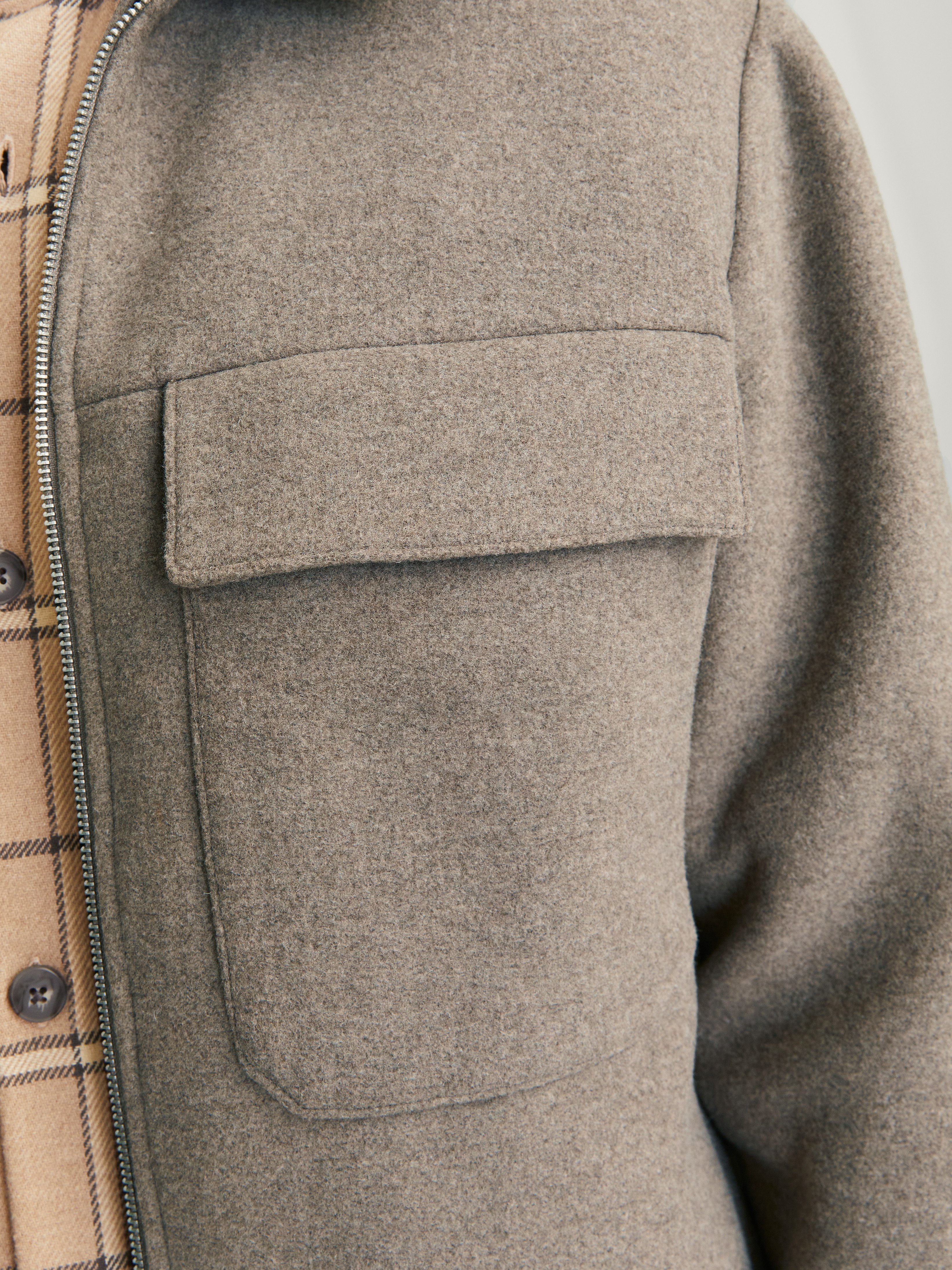 Jack & Jones Wollen jack JPRBLURUSSEL WOOL BLEND JACKET SN