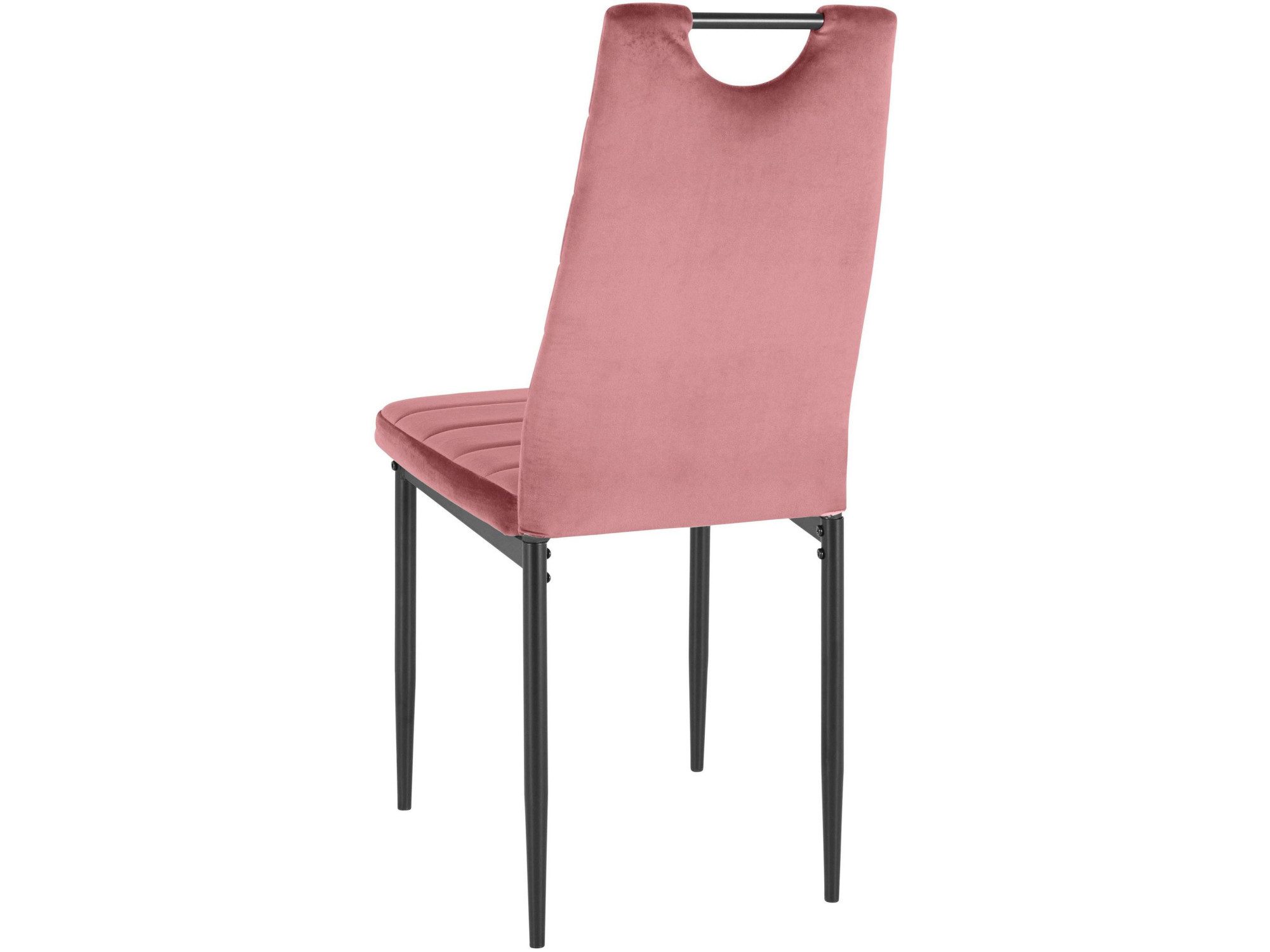 INOSIGN Eethoek Silvi-Mandy Glazen tafel 110x110 cm met 4 stoelen (velours stof), frame van metaal (set, 5-delig)