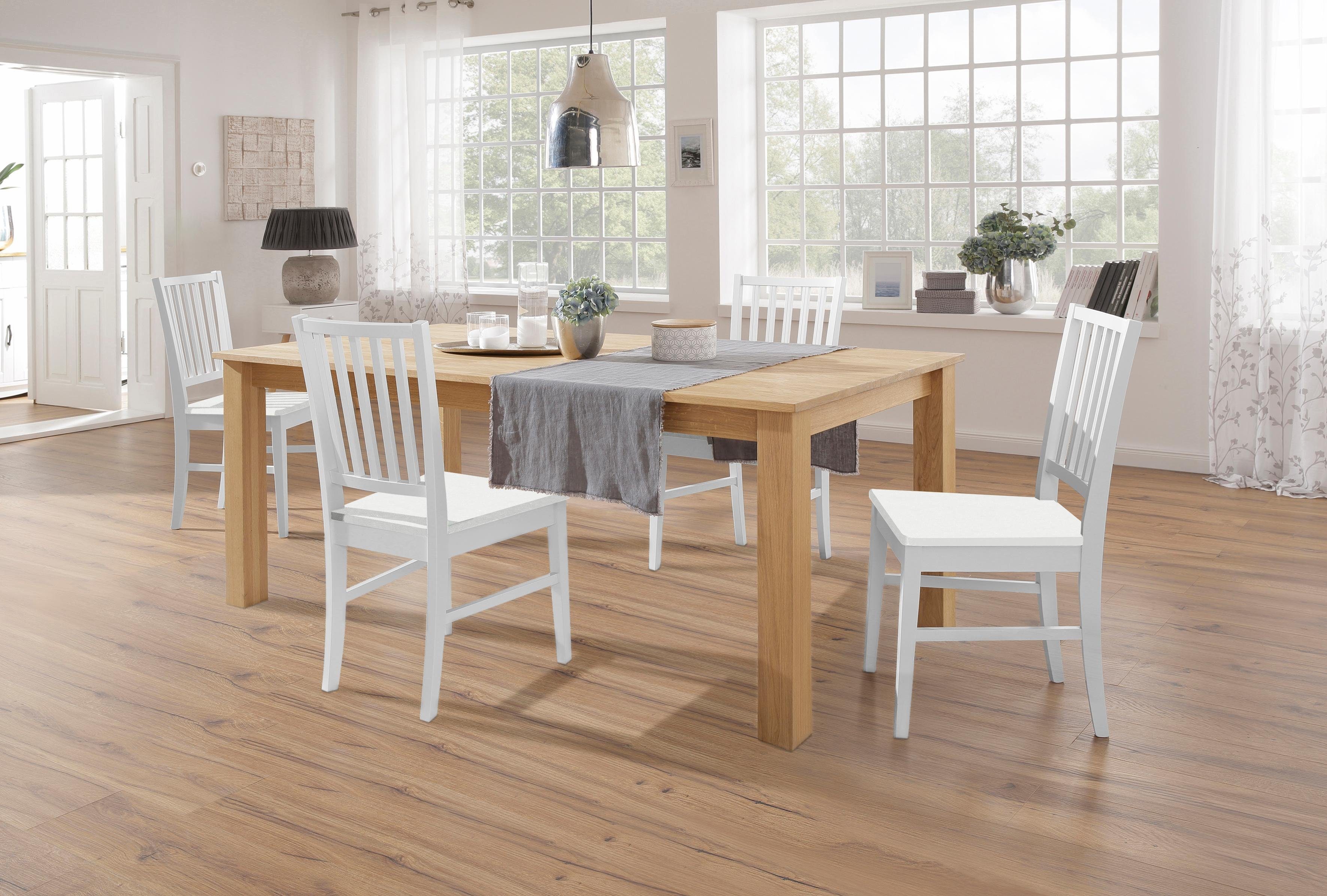 Home affaire Eetkamerstoel Ruanda houten stoel in sets van 2, 4 of 6, keukenstoel (set)