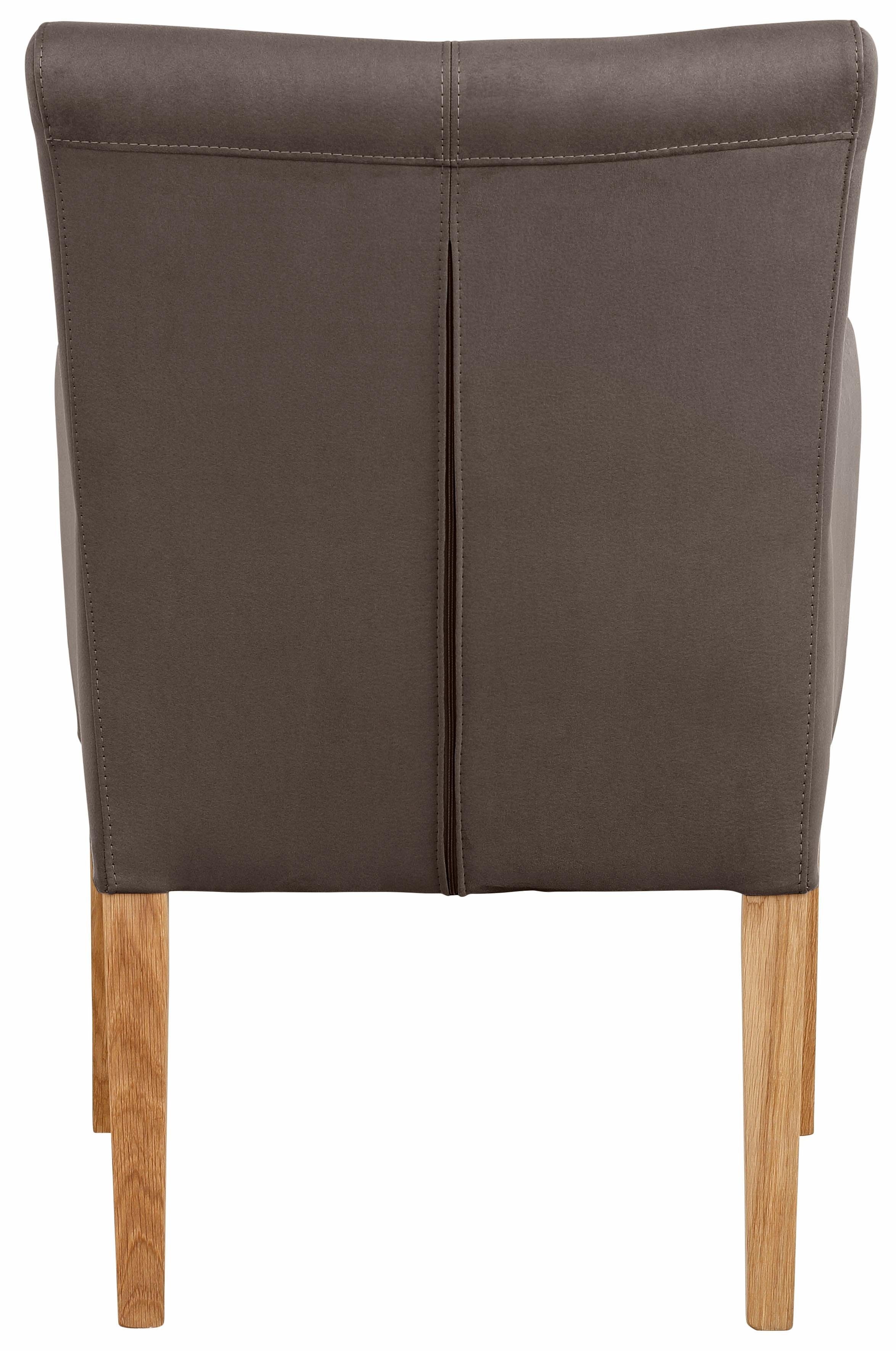 Home affaire Stoel met armleuningen King BESTSELLER! Eetkamerstoel met comfortabele bekleding, eetkamerstoel met armleuningen