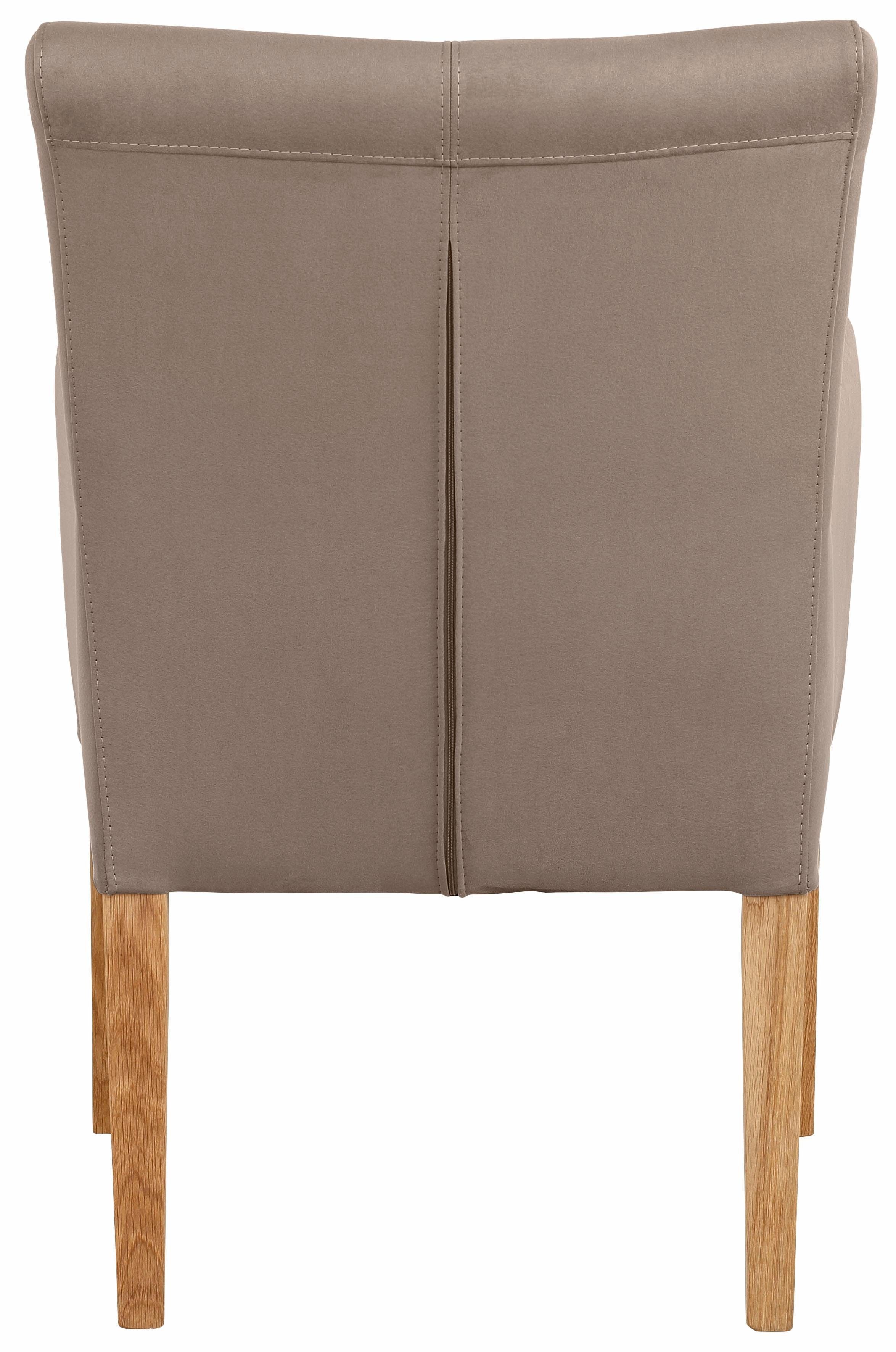 Home affaire Stoel met armleuningen King BESTSELLER! Eetkamerstoel met comfortabele bekleding, eetkamerstoel met armleuningen