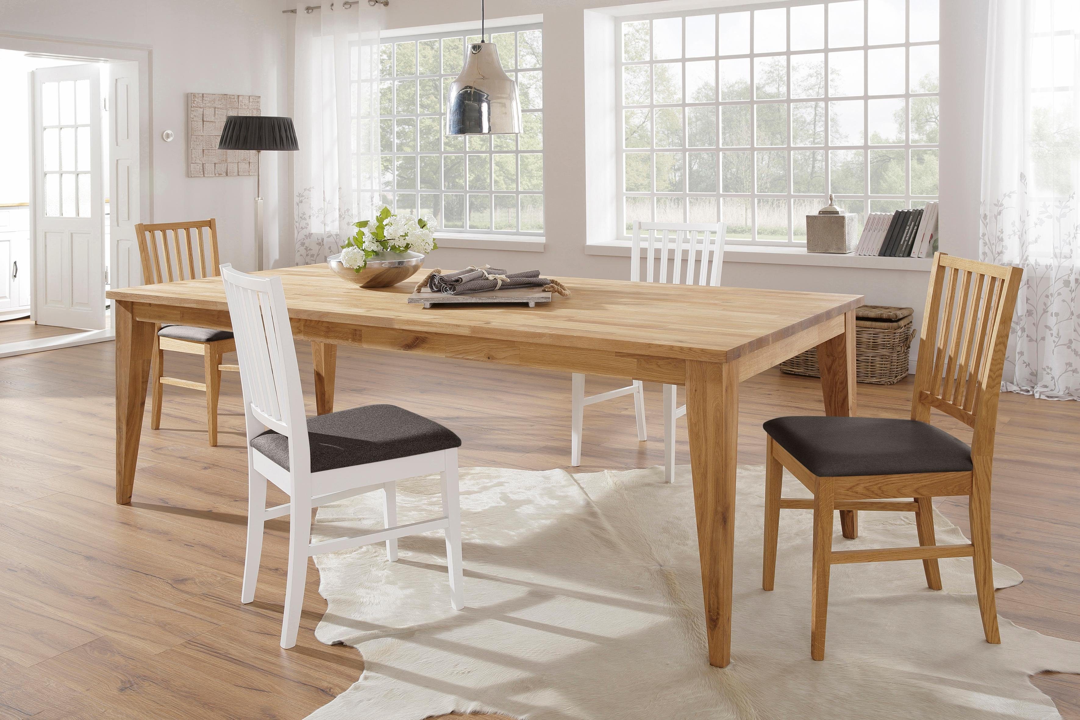 Home affaire Eetkamerstoel Ruanda keukenstoel TOPSELLER in set van 2, 4 of 6, houten stoel (set)