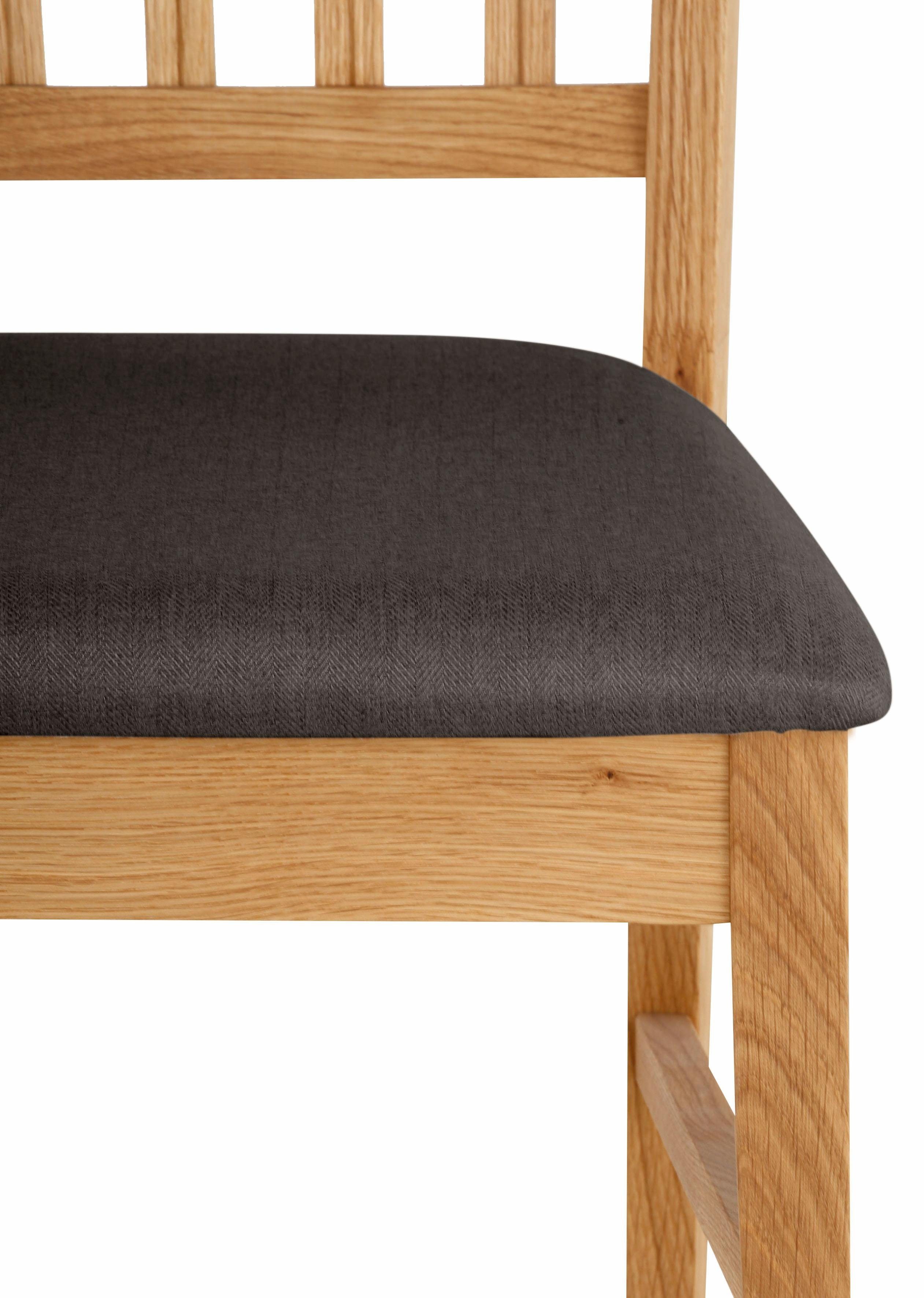 Home affaire Eetkamerstoel Ruanda keukenstoel TOPSELLER in set van 2, 4 of 6, houten stoel (set)