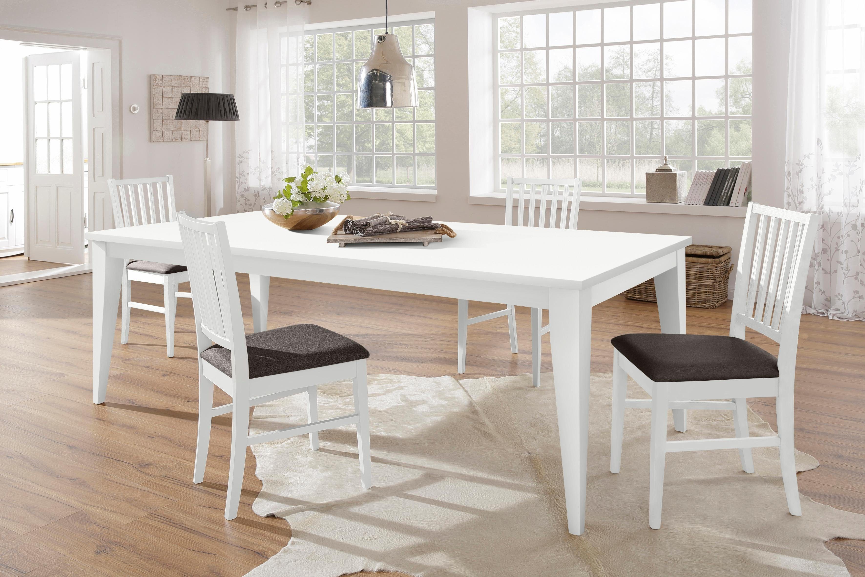 Home affaire Eetkamerstoel Ruanda keukenstoel TOPSELLER in set van 2, 4 of 6, houten stoel (set)