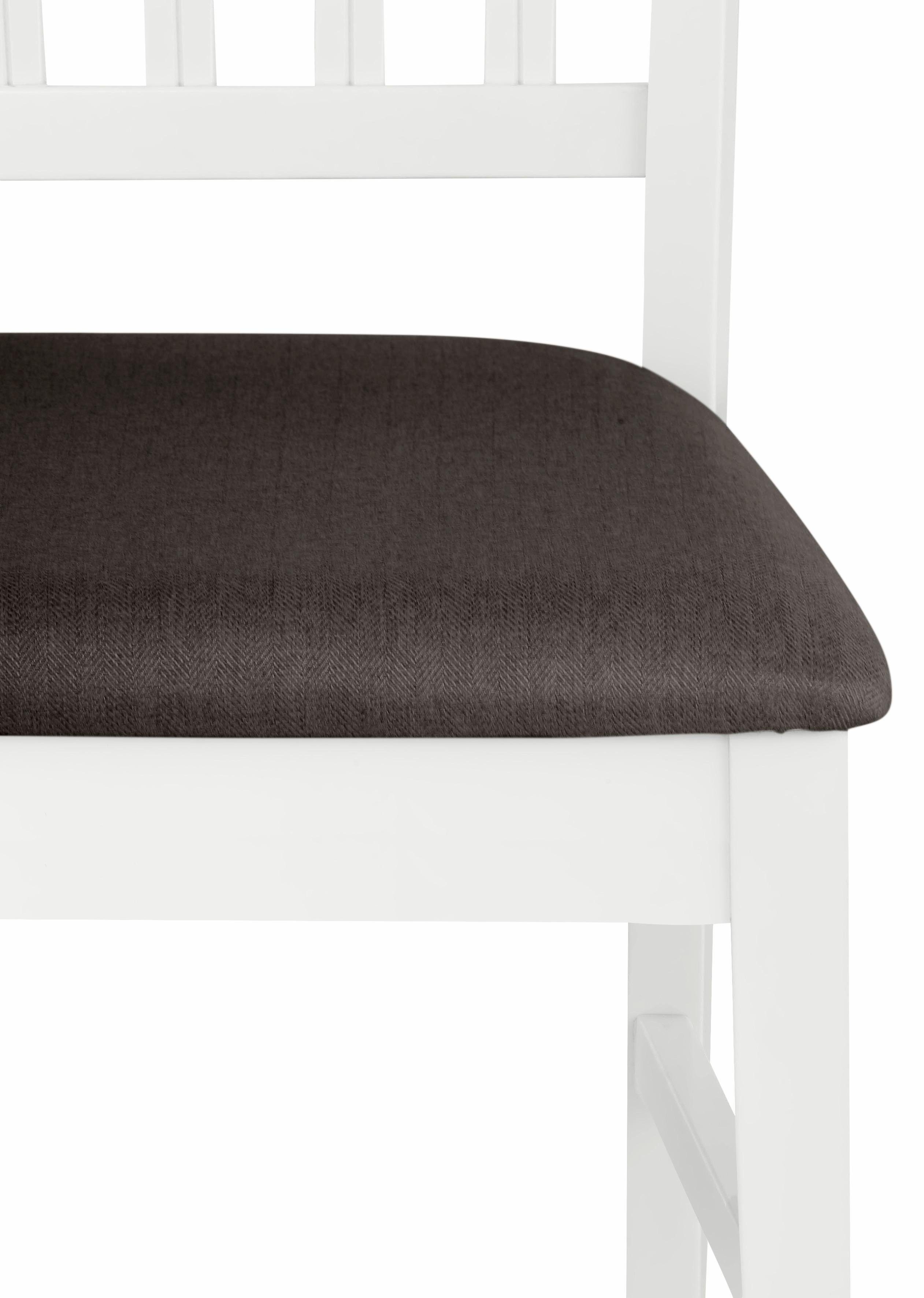 Home affaire Eetkamerstoel Ruanda keukenstoel TOPSELLER in set van 2, 4 of 6, houten stoel (set)