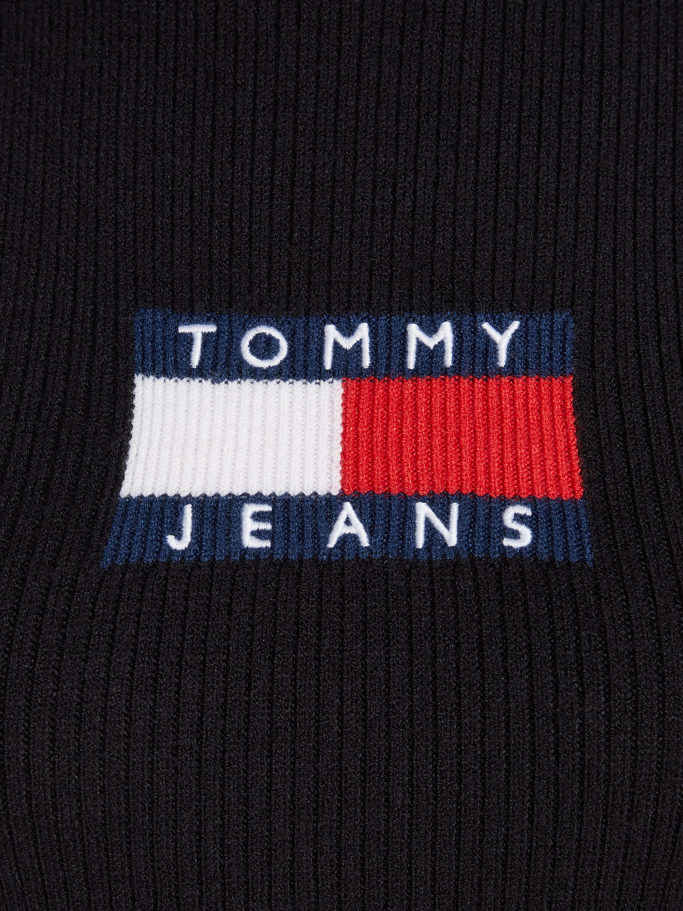 TOMMY JEANS Sweatjurk TJW CENTER FLAG SWEATER DRESS