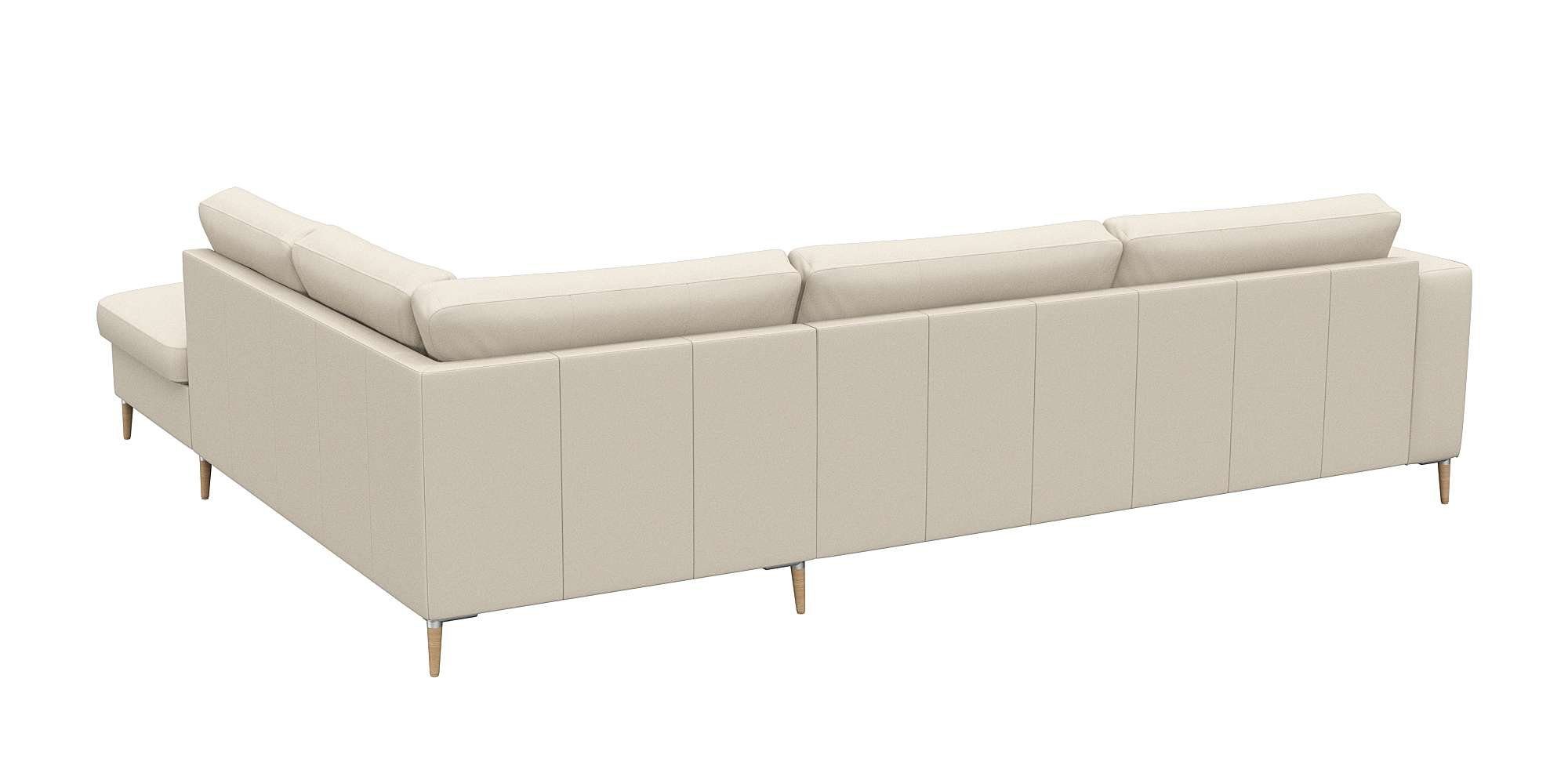 FLEXLUX Hoekbank Fiore, zitconstructie met hoogwaardig koudschuim voor meer zitcomfort