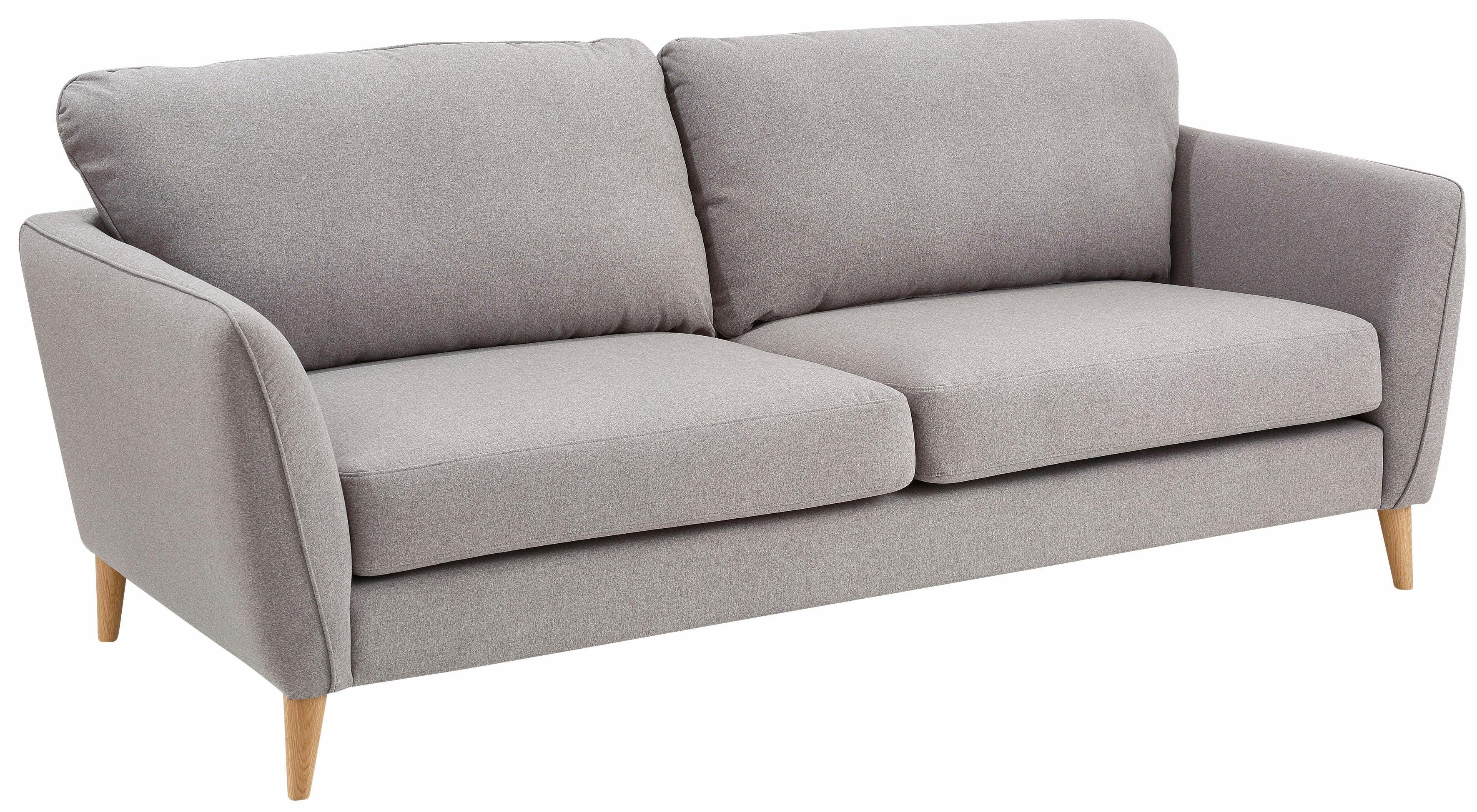 Home affaire 3-zitsbank MARSEILLE 3-zitsbank 206 cm, cord, vlakke weefsel, structuur, geweven stof