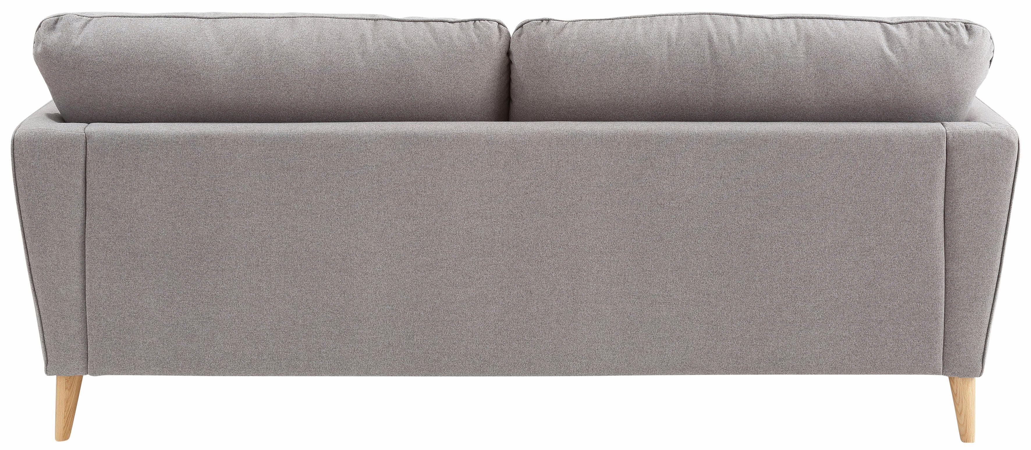 Home affaire 3-zitsbank MARSEILLE 3-zitsbank 206 cm, cord, vlakke weefsel, structuur, geweven stof