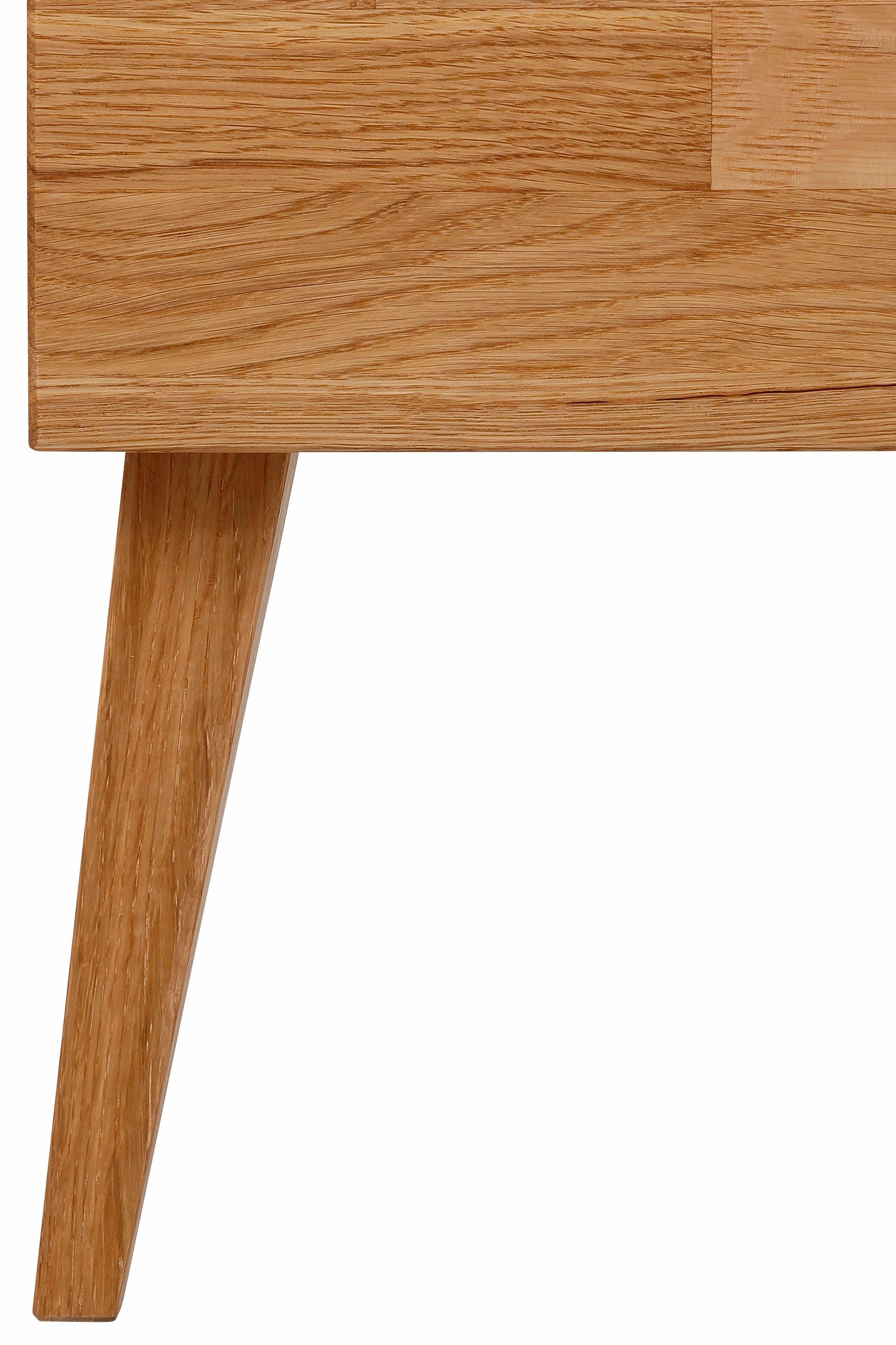 Home affaire Nachtkastje Natali met een lade, van massief eiken, breedte 45 cm