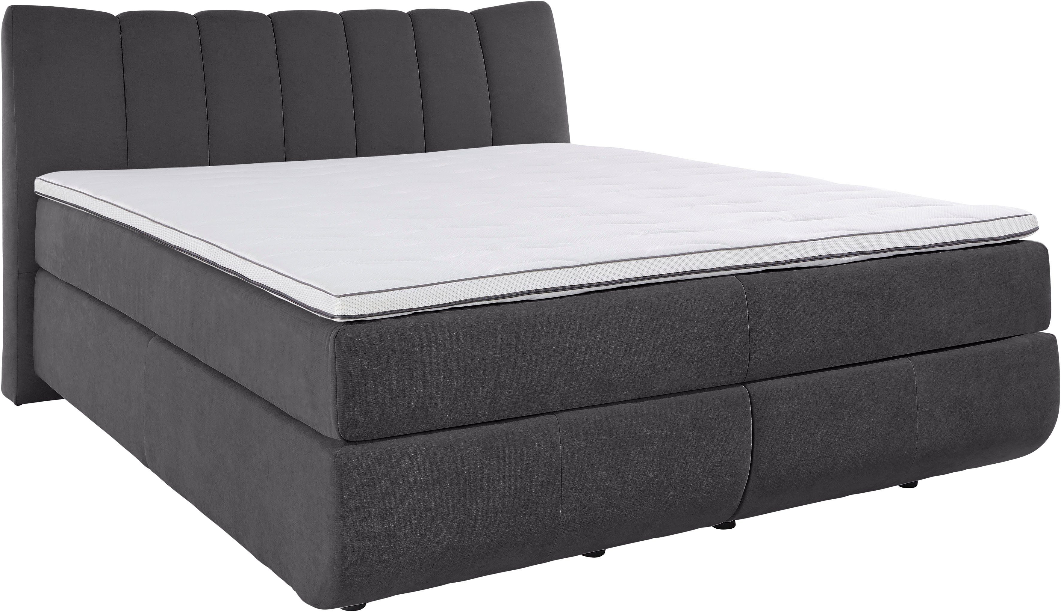Leonique Boxspring Océane Los van de vloer- werkt vrijzwevend, verschillende hardheden (ook H4)