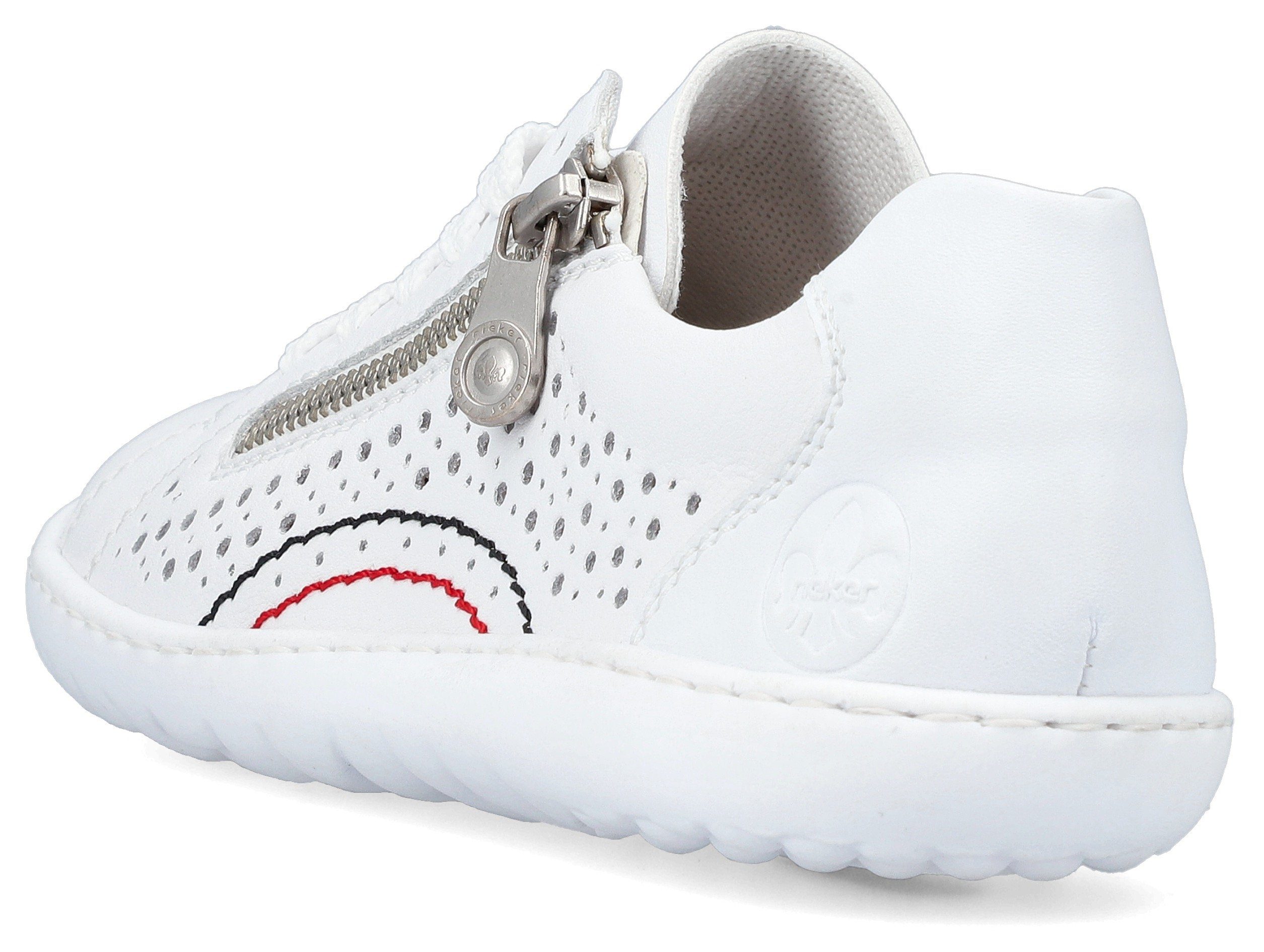 Rieker Sneakers met perforatie opzij