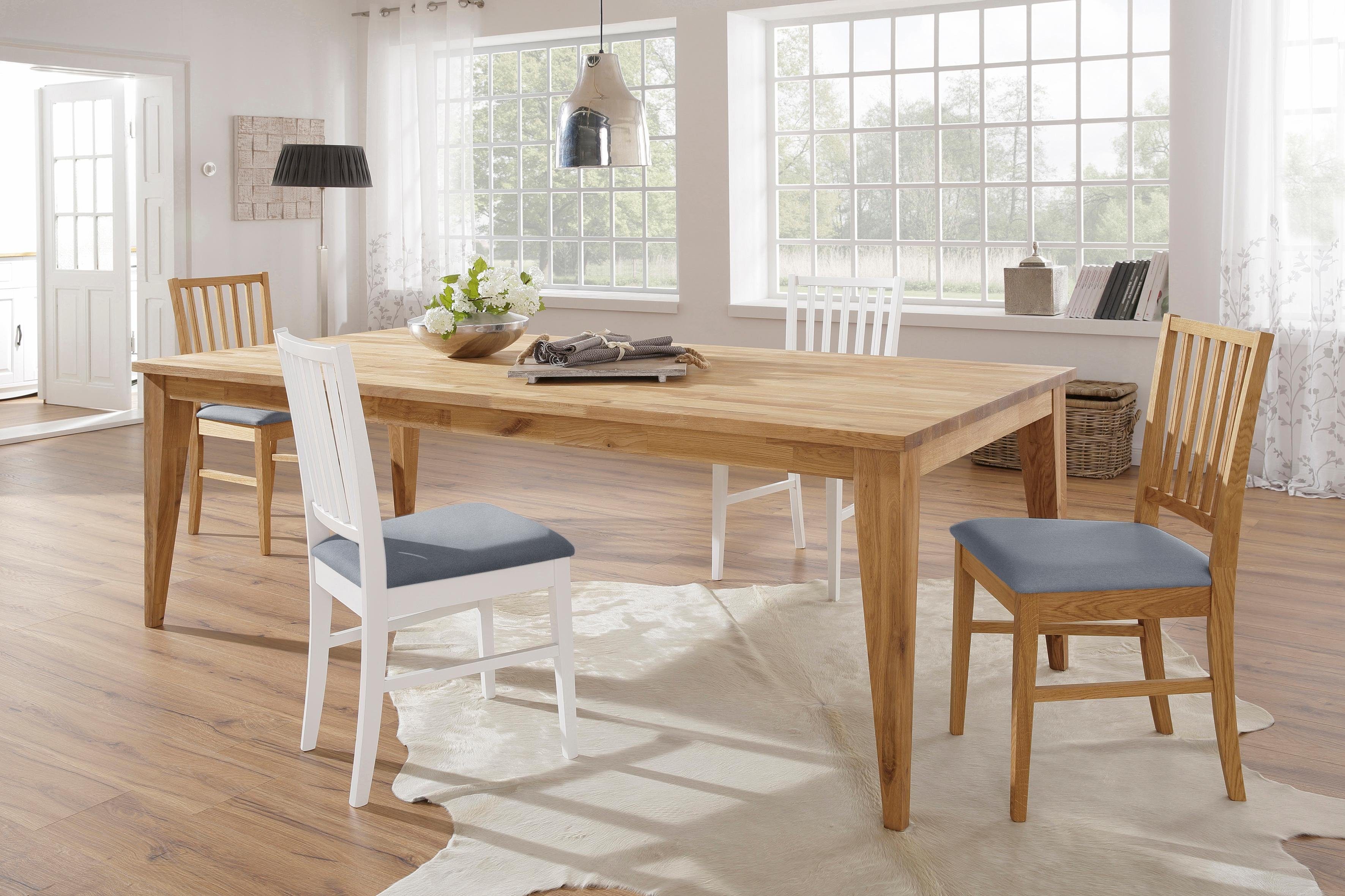 Home affaire Eetkamerstoel Ruanda keukenstoel TOPSELLER in set van 2, 4 of 6, houten stoel (set)