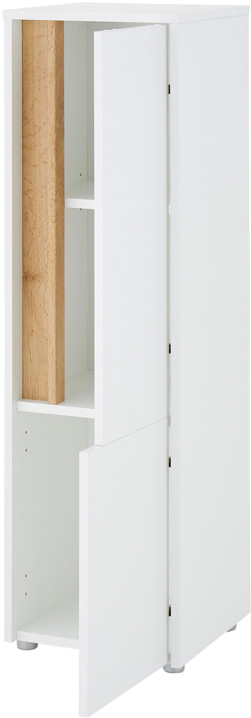 INOSIGN Halfhoge kast CITY/GIRON, badkamerkast met grepen, hoge kast in tijdloos ontwerp