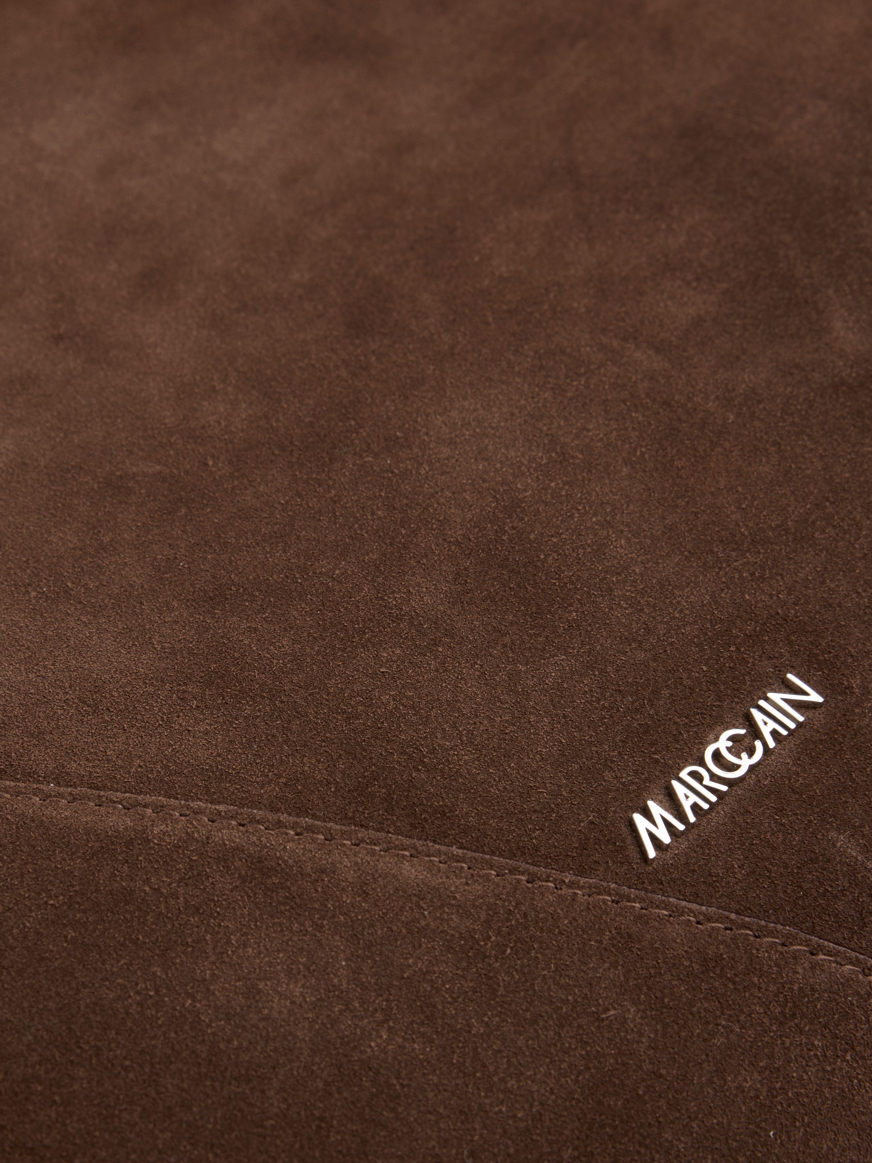 Marc Cain Tas Collections Mystic Plumage Handtas, shopper met logo-opdruk