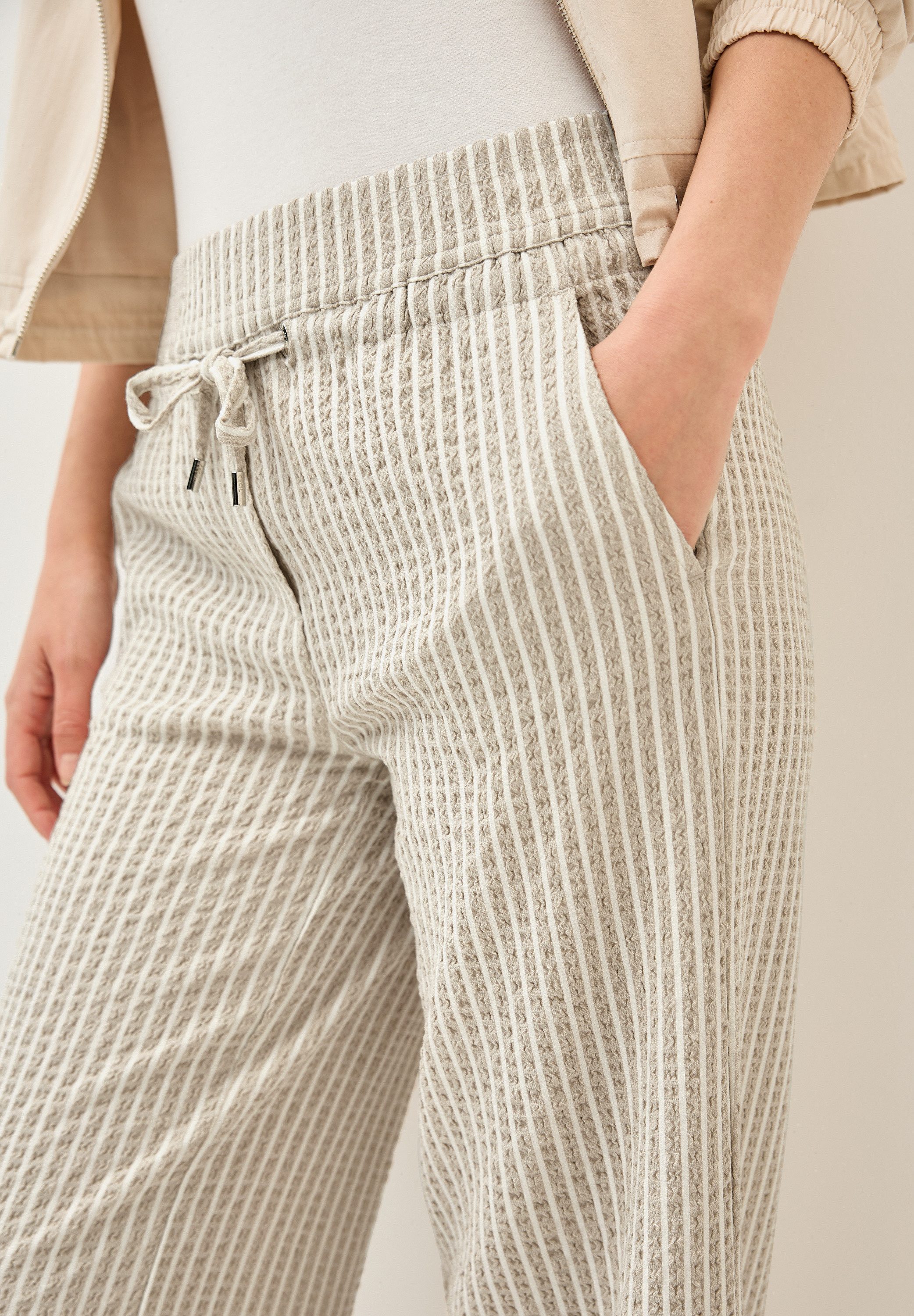 Cecil Stoffen broek Style Neele met streepmotief