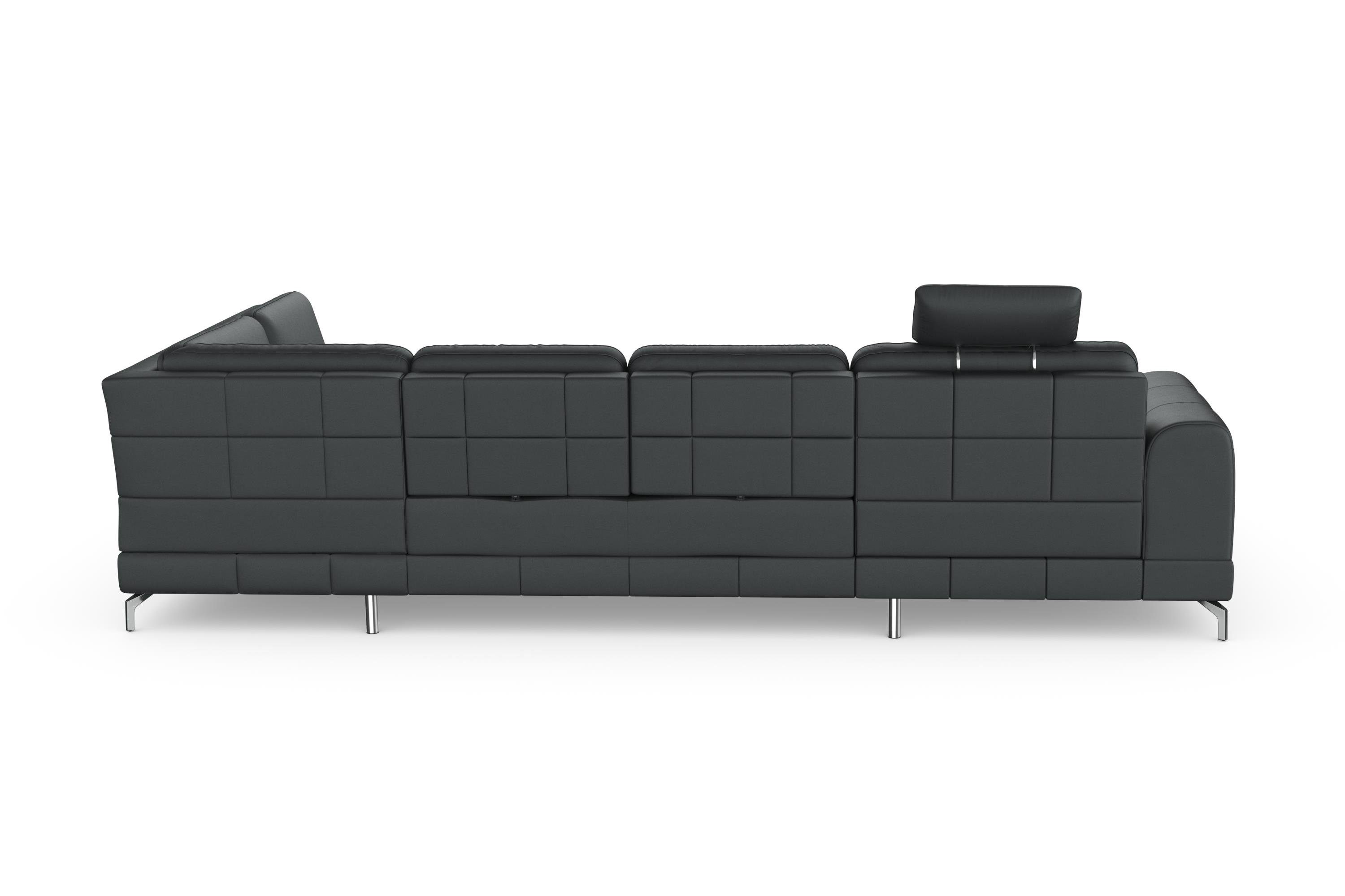 sit&more Zithoek Bendigo U-vorm inclusief zitdiepteverstelling, bodemvrijheid 12 cm, in 2 pootkleuren