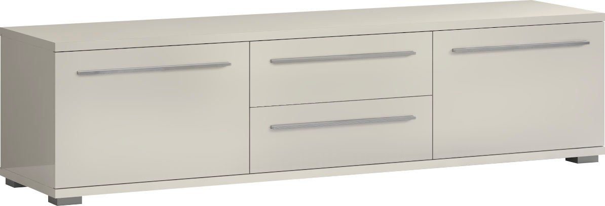 Places of Style Tv-meubel Piano TV-kast breedtes 165 en 180 cm soft-close functie Hoogglans UV-gelakt, Br 180 cm met verschillende deur- en