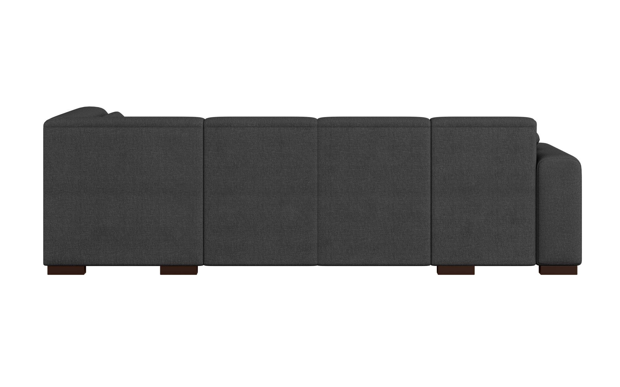 Home affaire Zithoek BORNHOLM U-vorm met chaise longue rechts/links, B/D/H: 300/162/85 cm U-vorm met golvende ondervering, chaise longue rechts of links bestelbaar