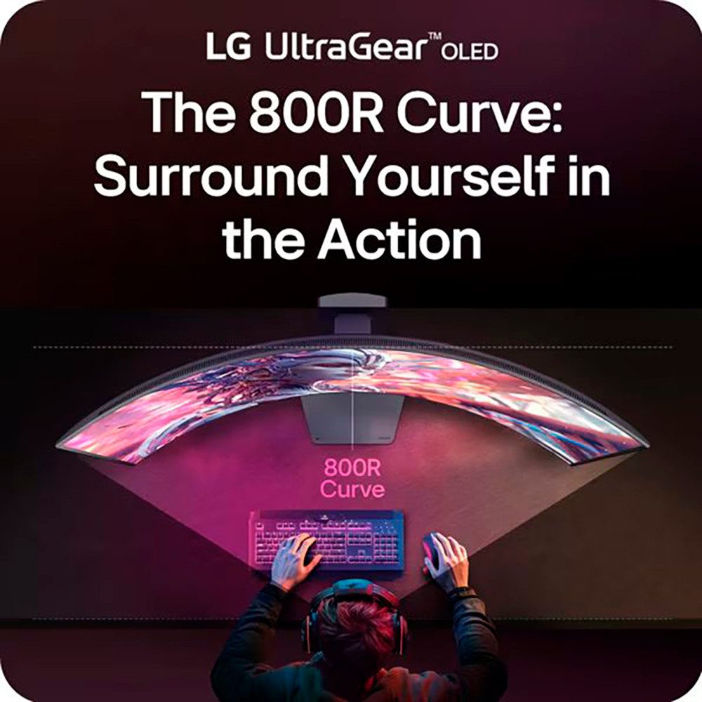 LG Curved OLED-gamemonitor 45GX950A, 113 cm / 45", 5K2K