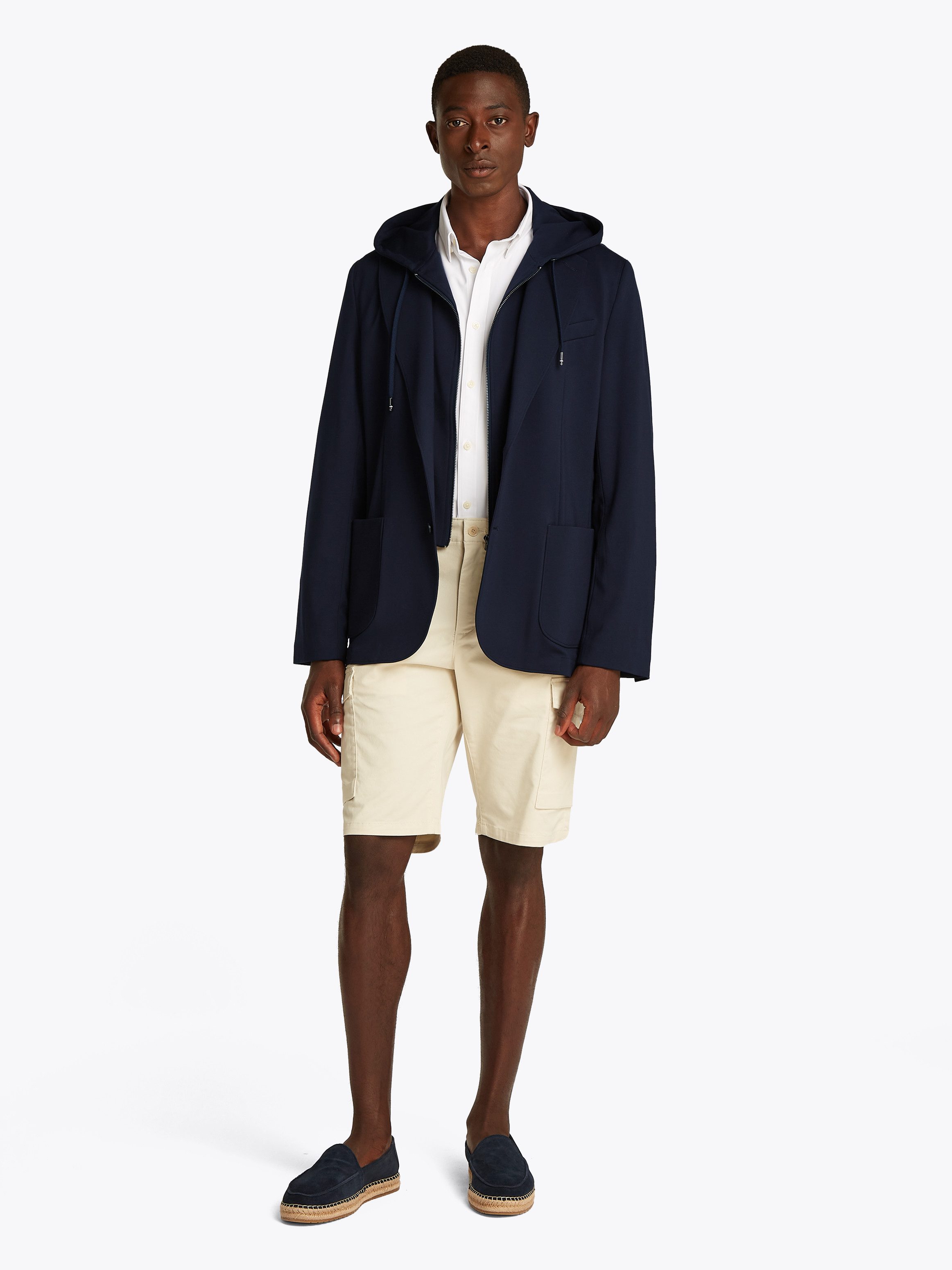 Tommy Hilfiger Colbert DC PUNTO MILANO HOOD BLAZER met uitneembare capuchon-inlay