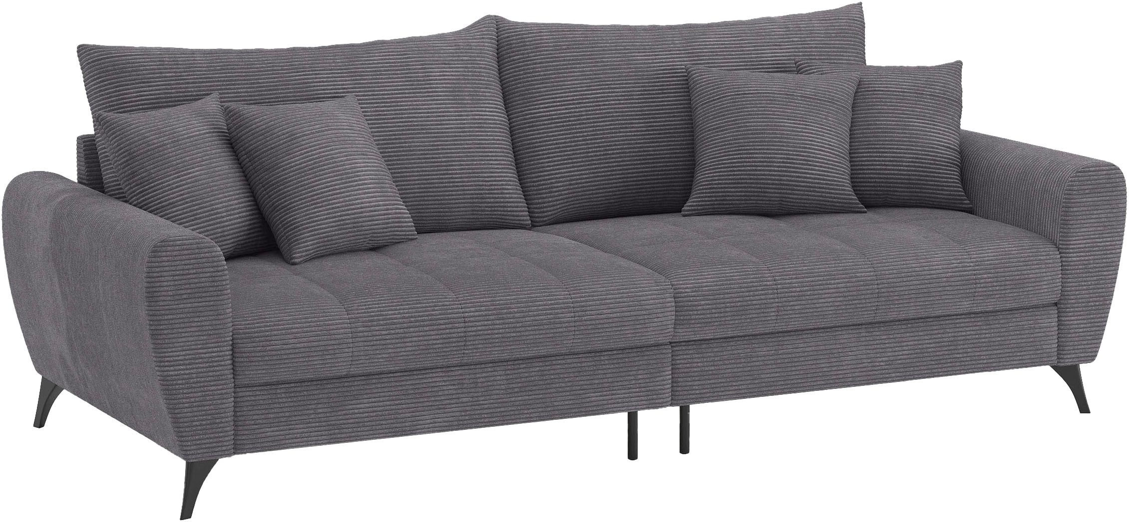 Mr. Couch Megabank Blackburn II Met koudschuimvering tot 140 kg belastbaar grijs, xxl banken