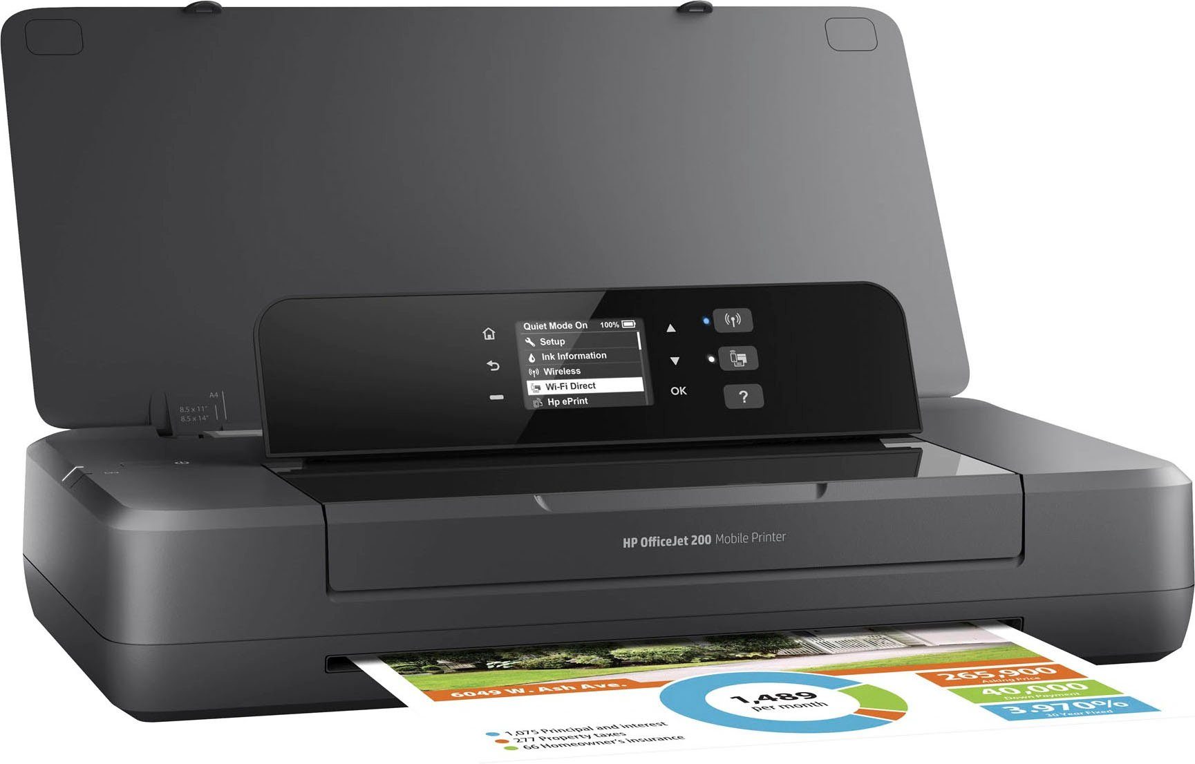 HP Mobiele printer OfficeJet 200 mobiele printer