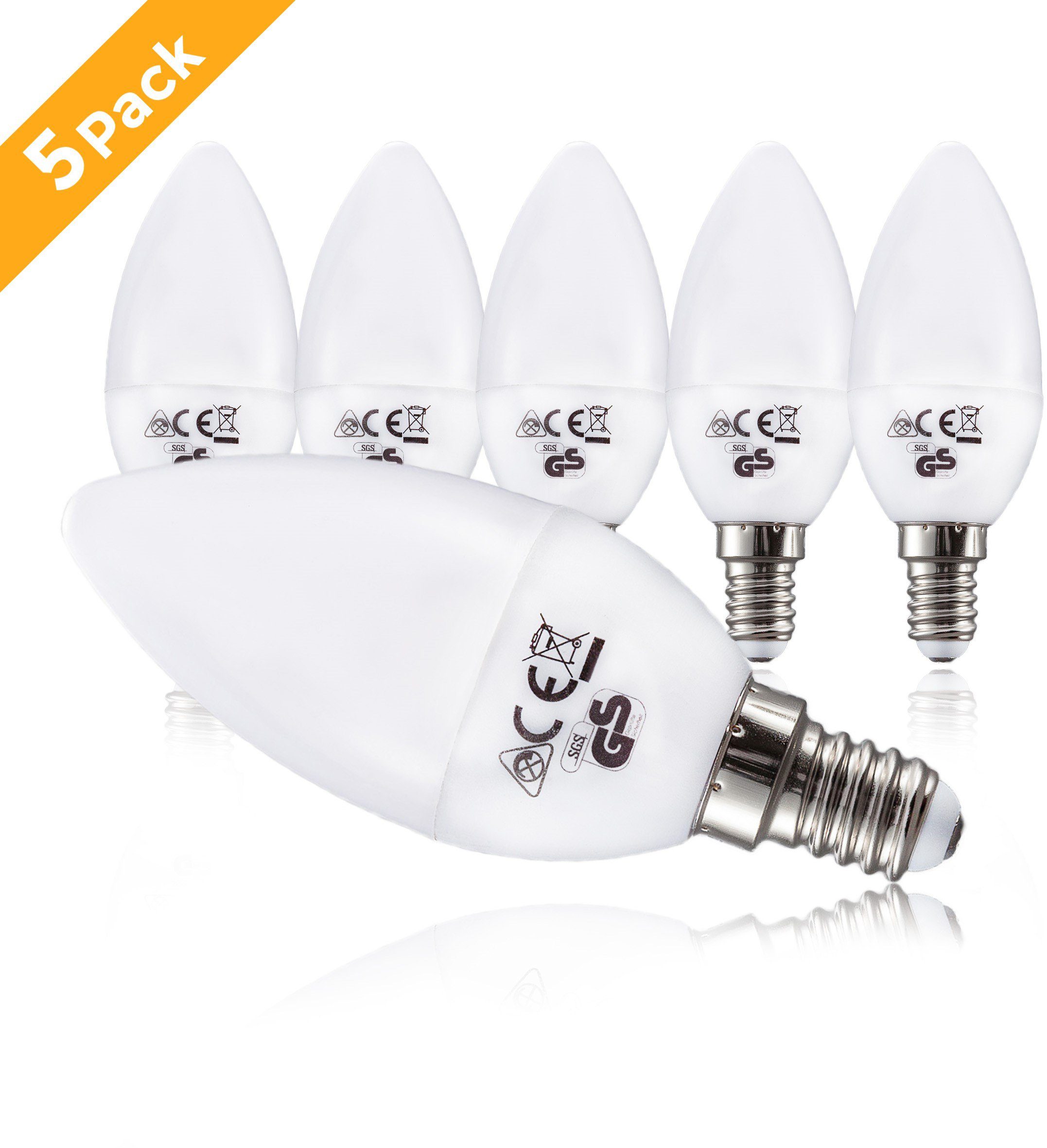 B.K.Licht Led-verlichting LED-lamp gloeilamp 5 watt 470 lumen 3.000 Kelvin spaarlamp