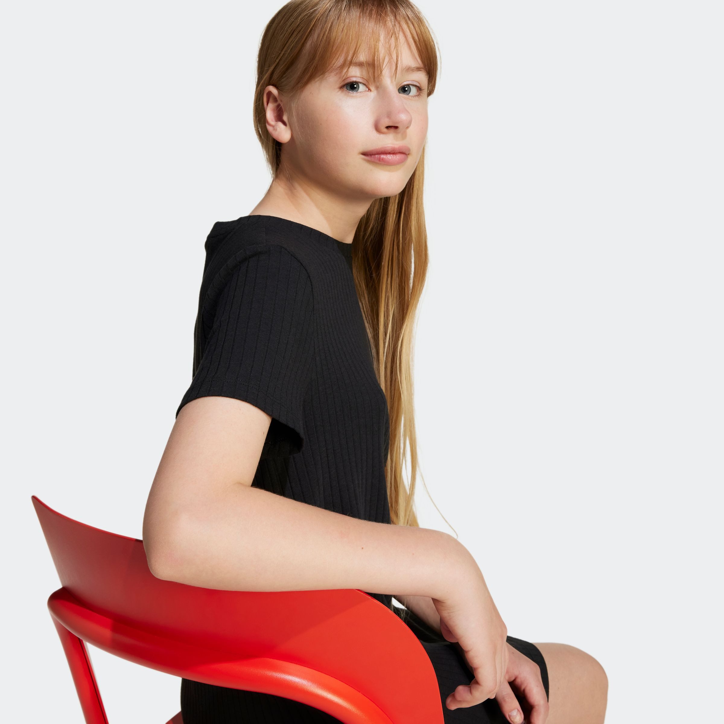 adidas Originals Shirtjurk RIB DRESS (1-delig)