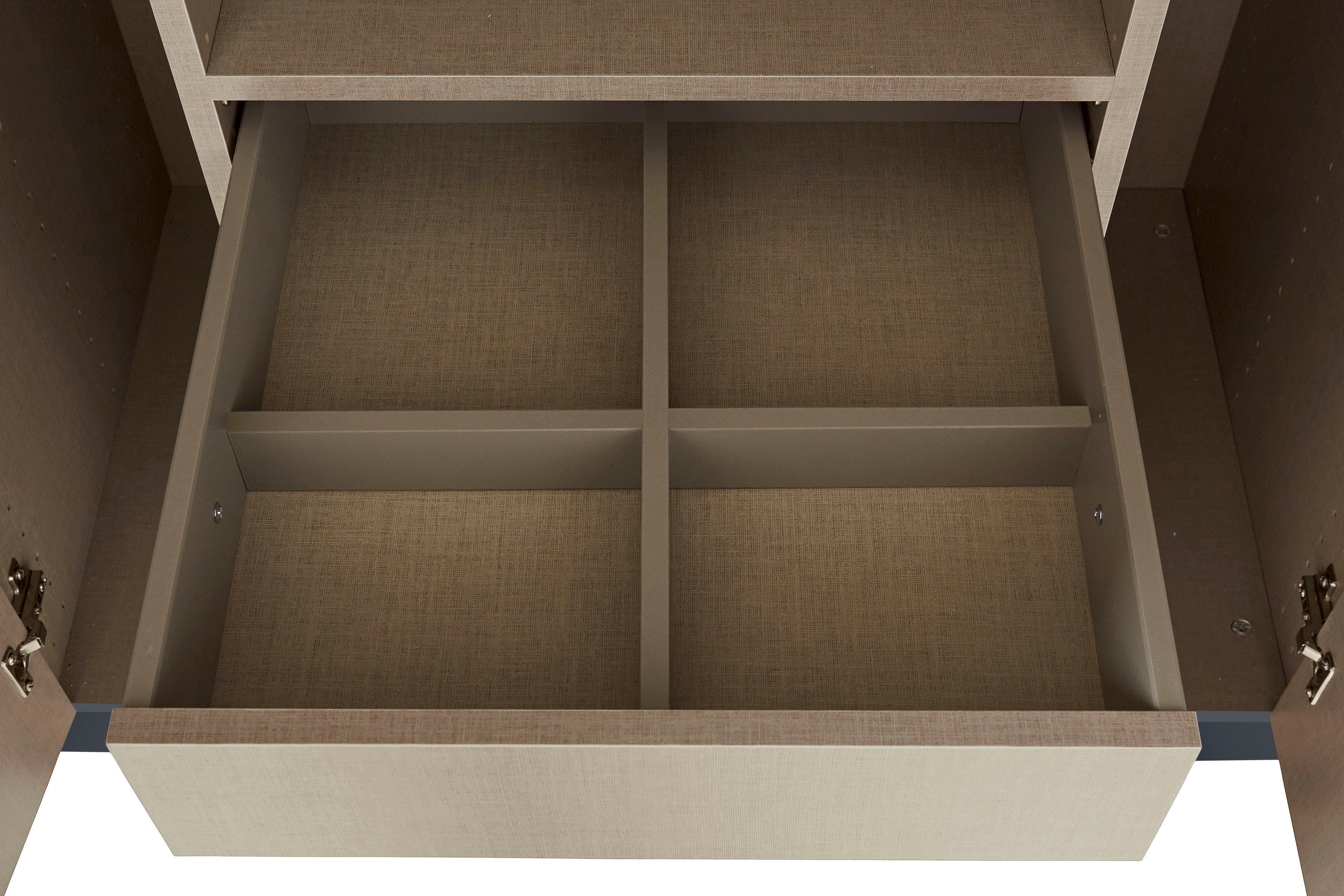 rauch Draaideurkast Kledingkast kast garderobe TOPSELLER OTELI incl. binnenindeling met 3 binnenlades extra planken optioneel met spiegel made in germany