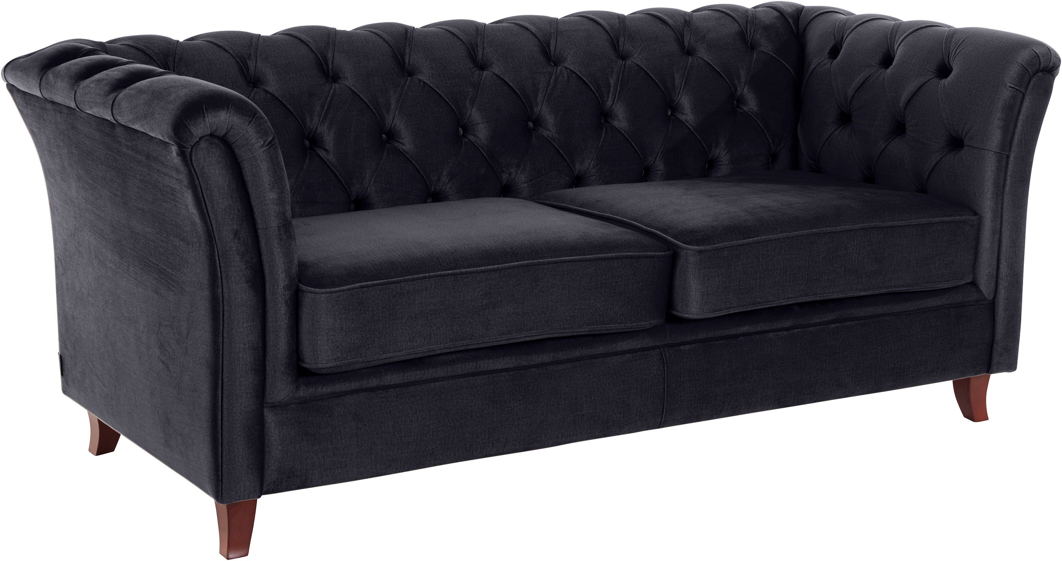 Home affaire Chesterfield-bank Reims met echte chesterfield-capitonnage, uitstekende verwerking