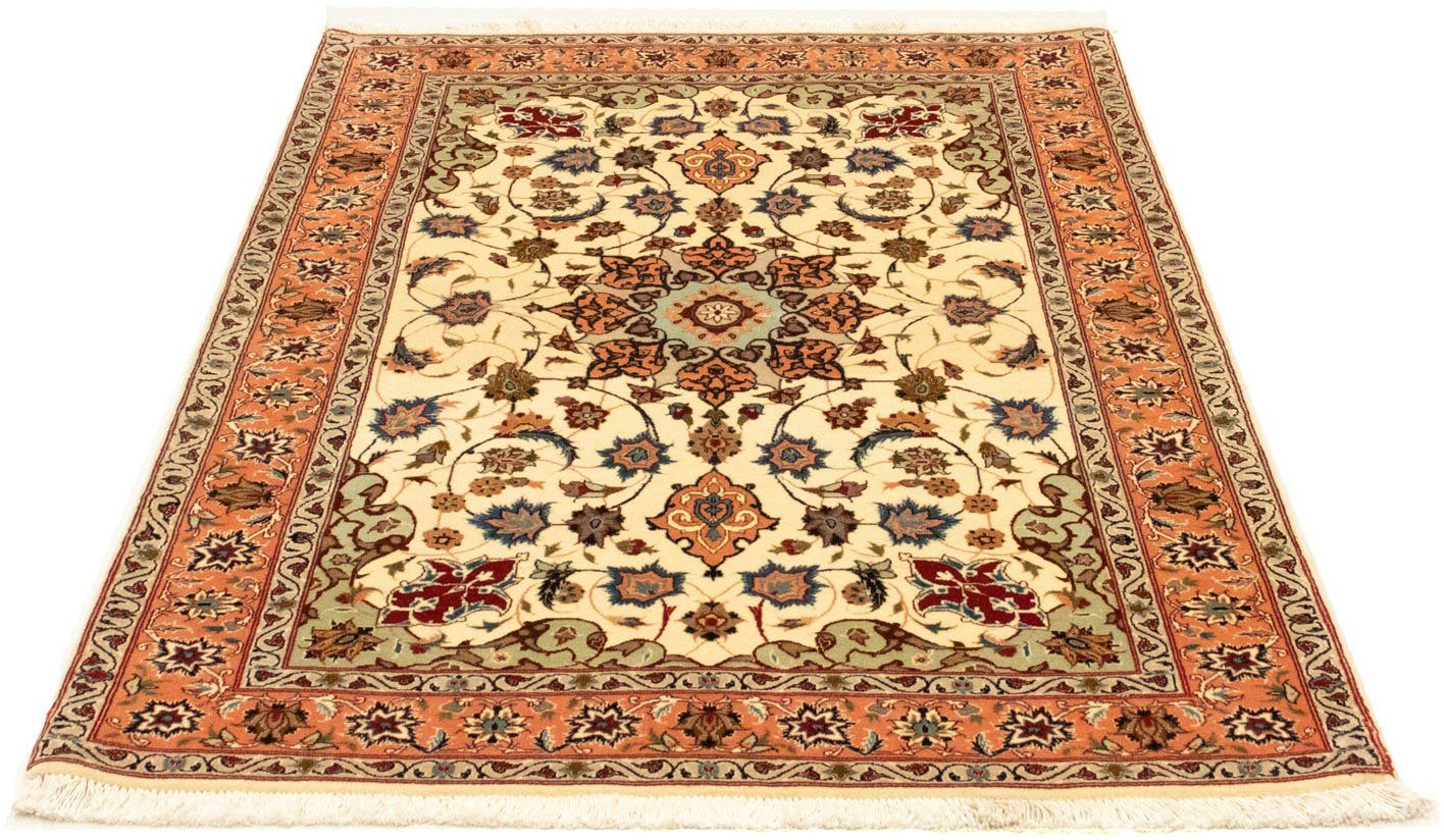 morgenland Vloerkleed Täbriz 50 Raj vloerkleed met de hand geknoopt beige handgeknoopt
