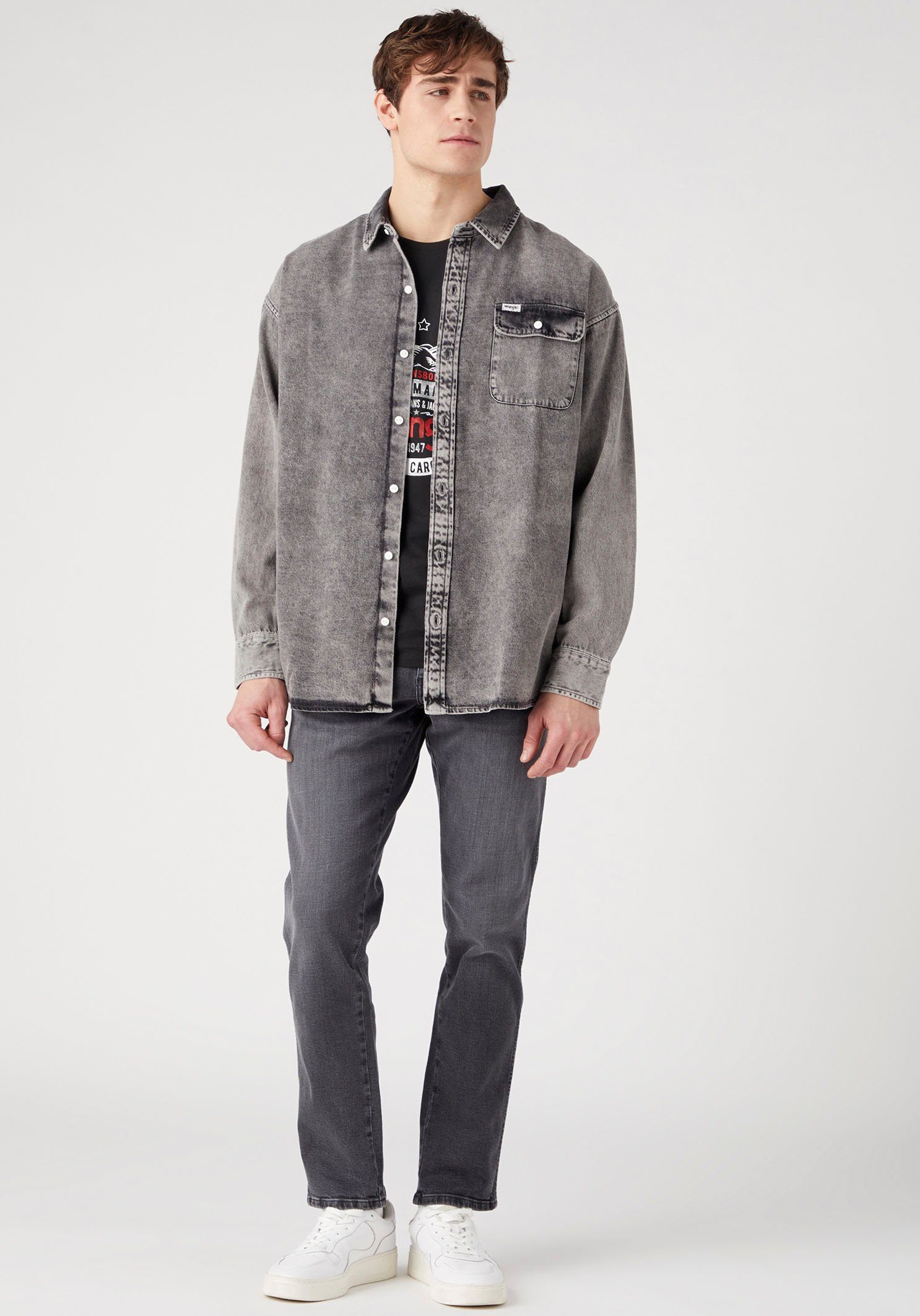Wrangler Shirt met print Americana Tee