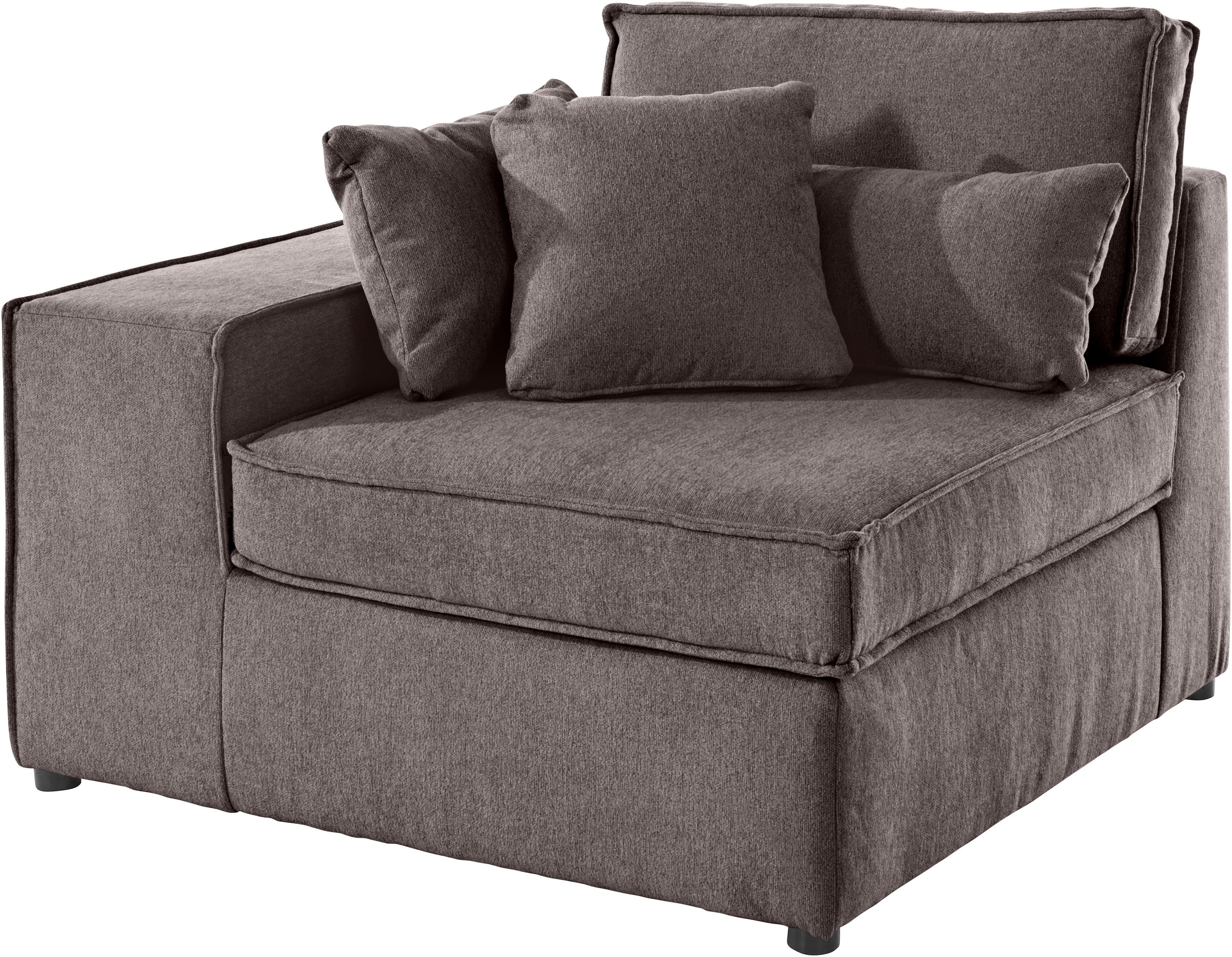 RAUM.ID Sofaelement Florid als deel van een modulaire bank, stevig zitcomfort, ook in cord
