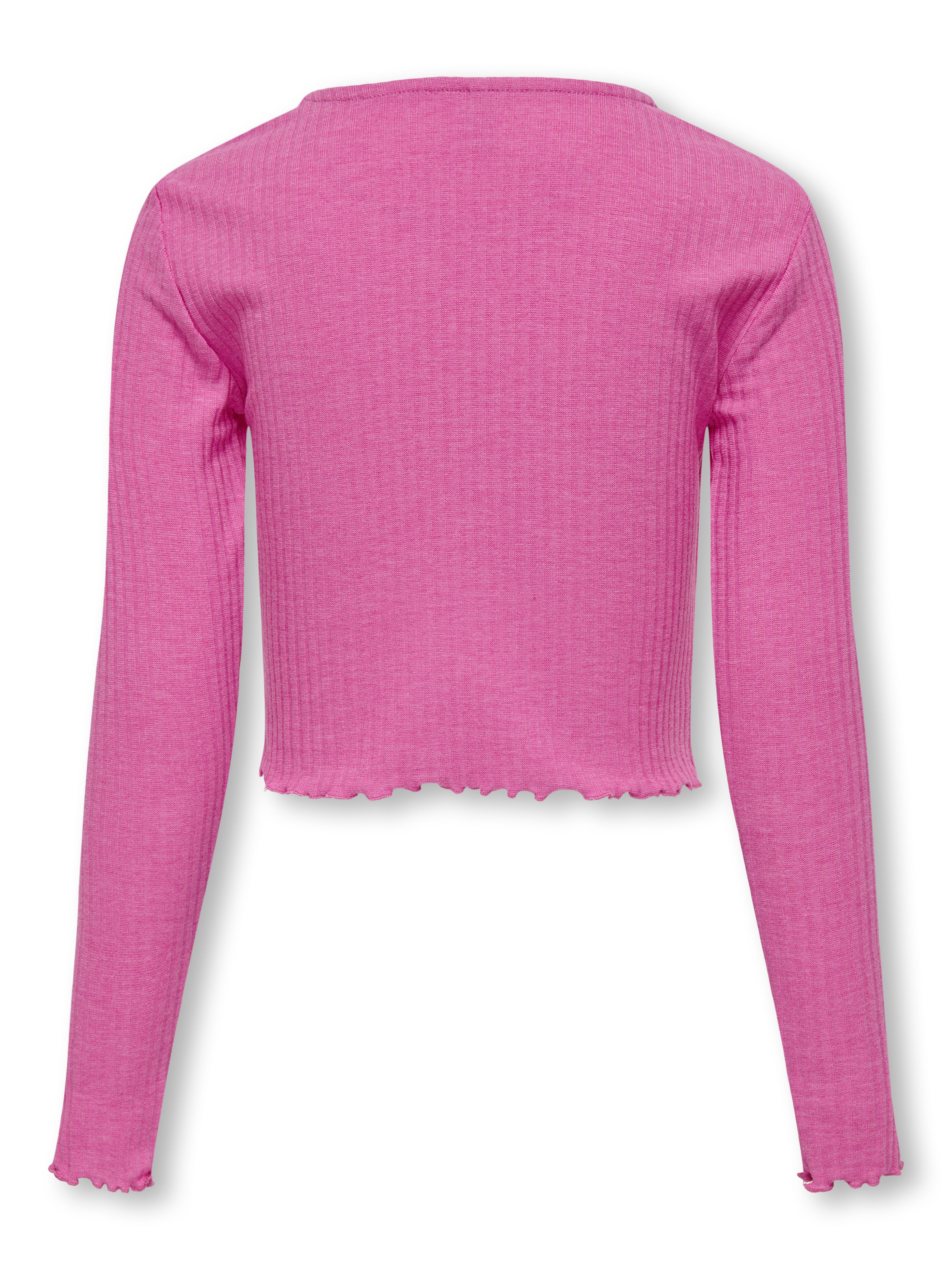 KIDS ONLY Shirt met ronde hals KOGNELLA L S O-NECK TOP JRS NOOS