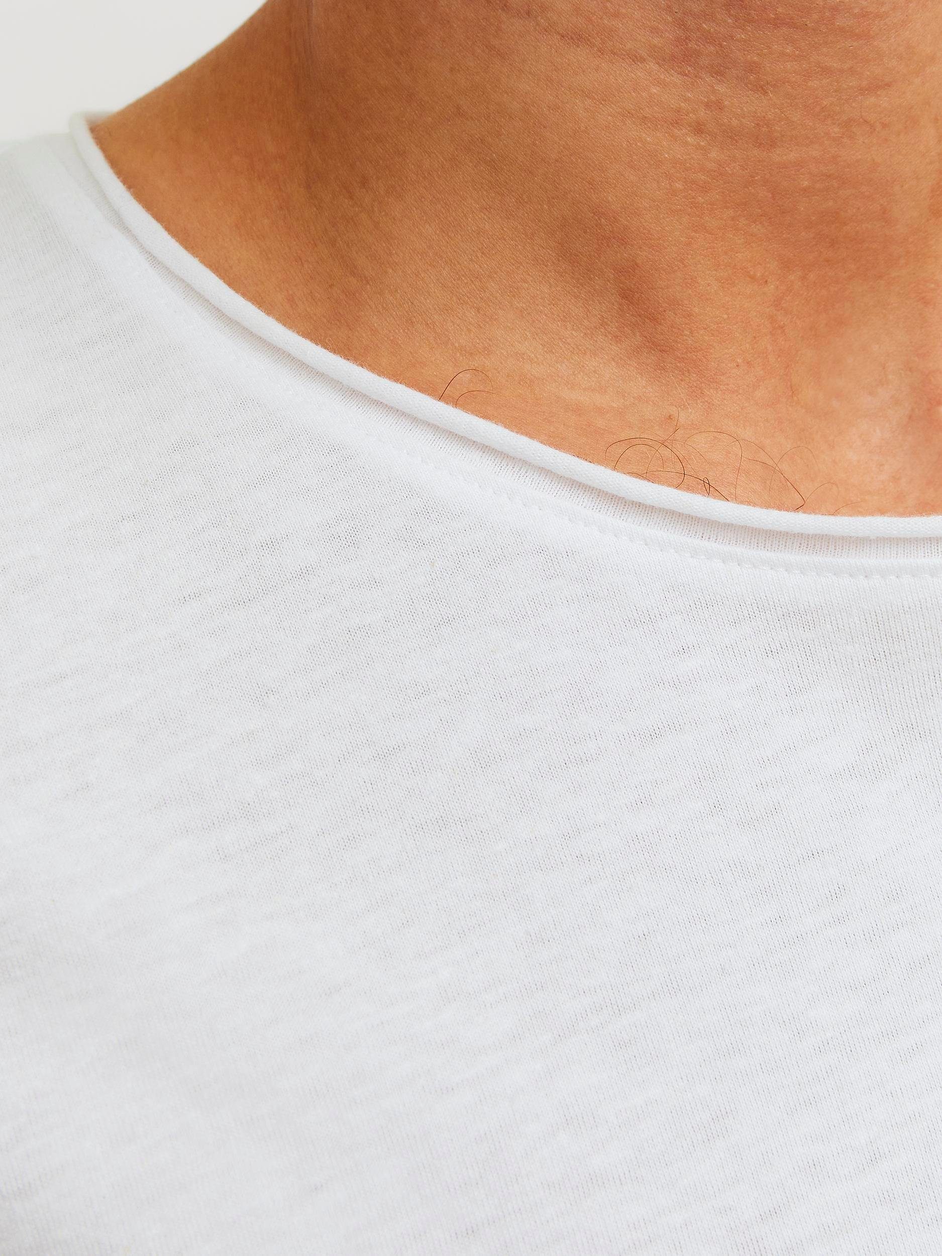 Jack & Jones T-shirt JJESUMMER LINEN TEE SS O-NECK LN