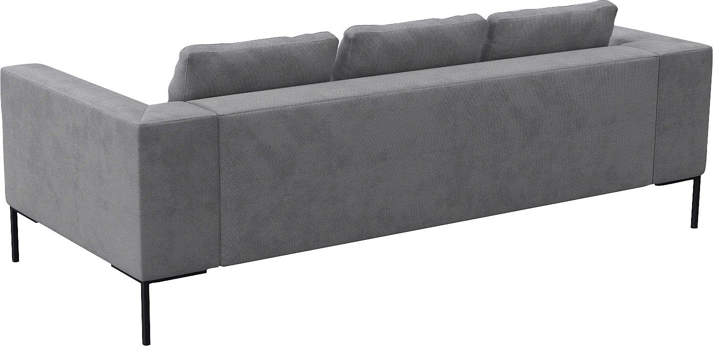 FLEXLUX 3-zitsbank Loano, supercomfortabel zitcomfort door koudschuim in de zitting