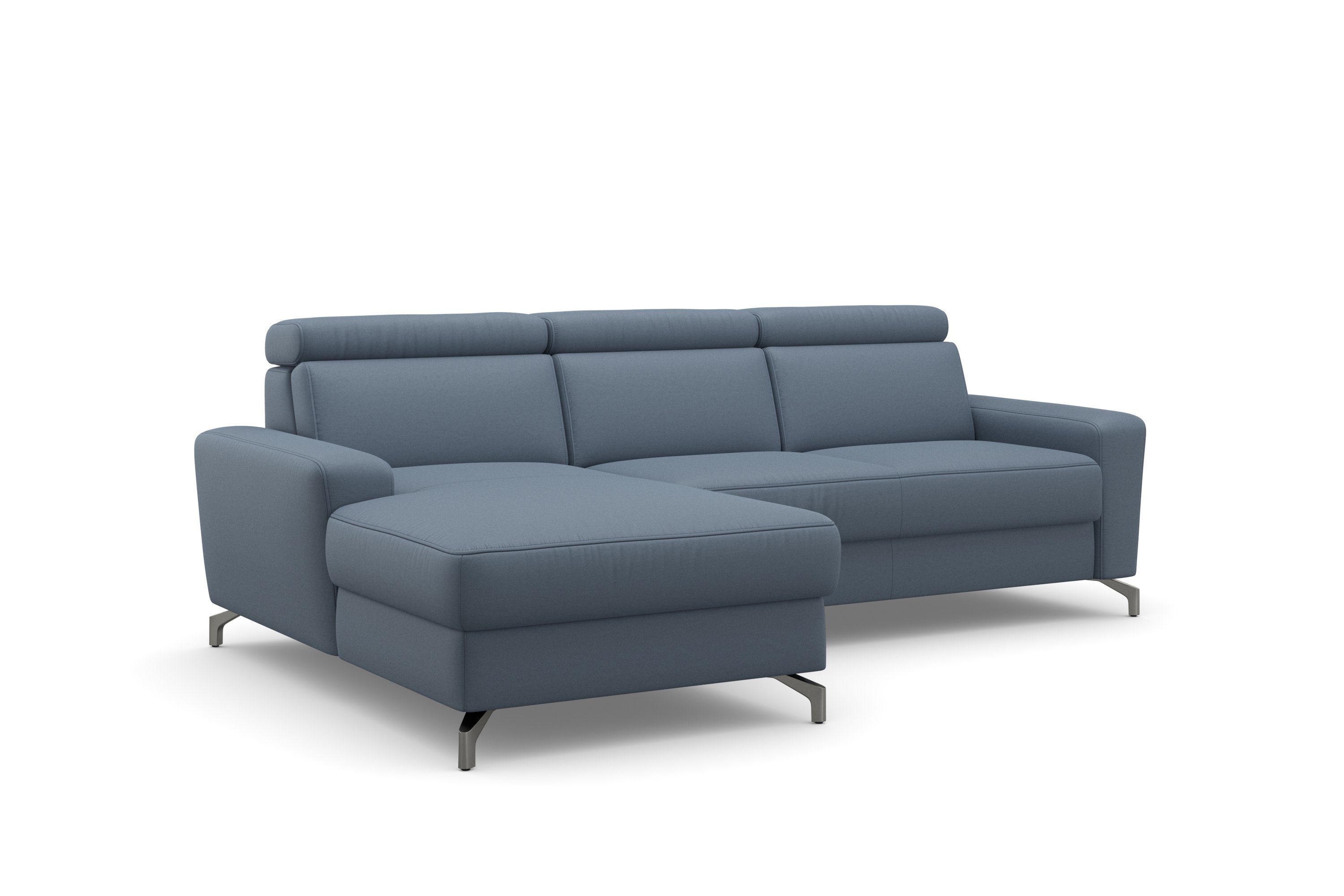 sit&more Hoekbank Scarlett L-vorm met verstelbare hoofdsteun, naar keuze met slaapfunctie, bedkist